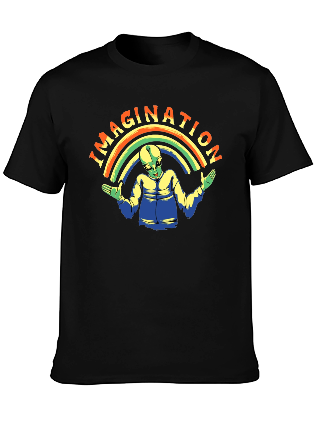 Imagination Alien Graphic T-Shirt - Premium Cotton Tee