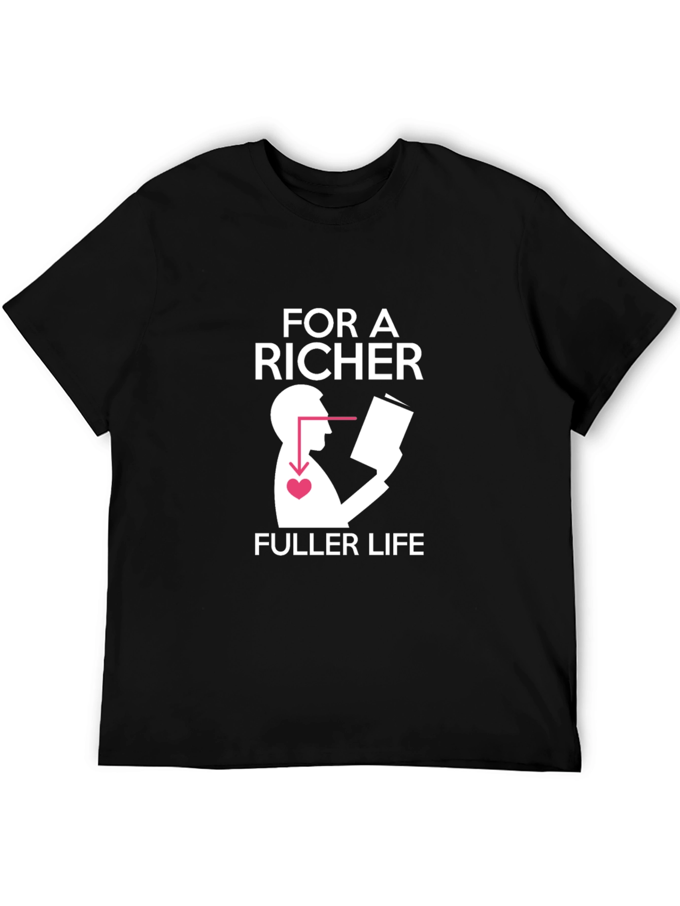 Richer Fuller Life Graphic Tee - Unisex Black T-Shirt