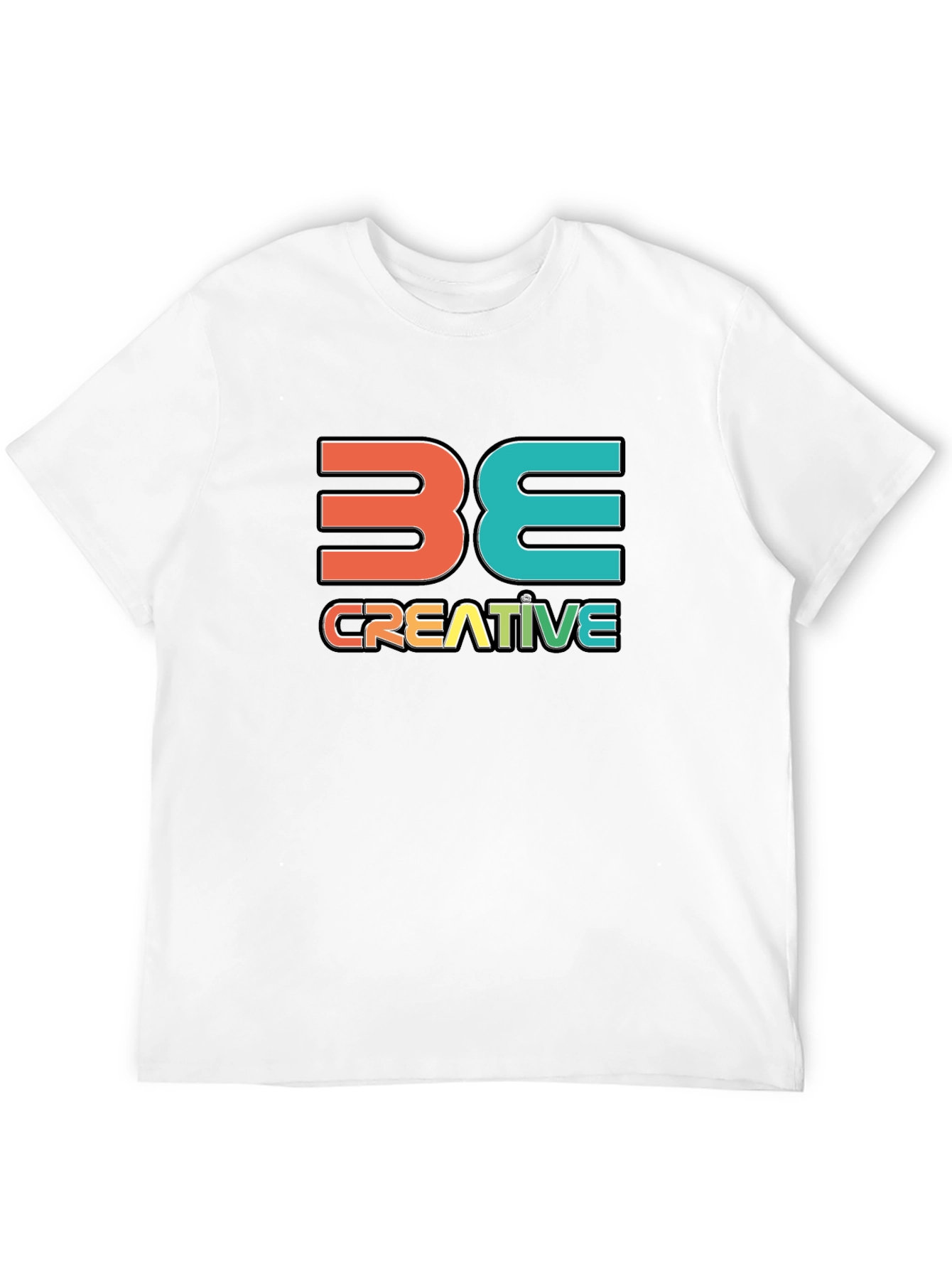Be Creative Graphic T-Shirt - Stylish Cotton Tee