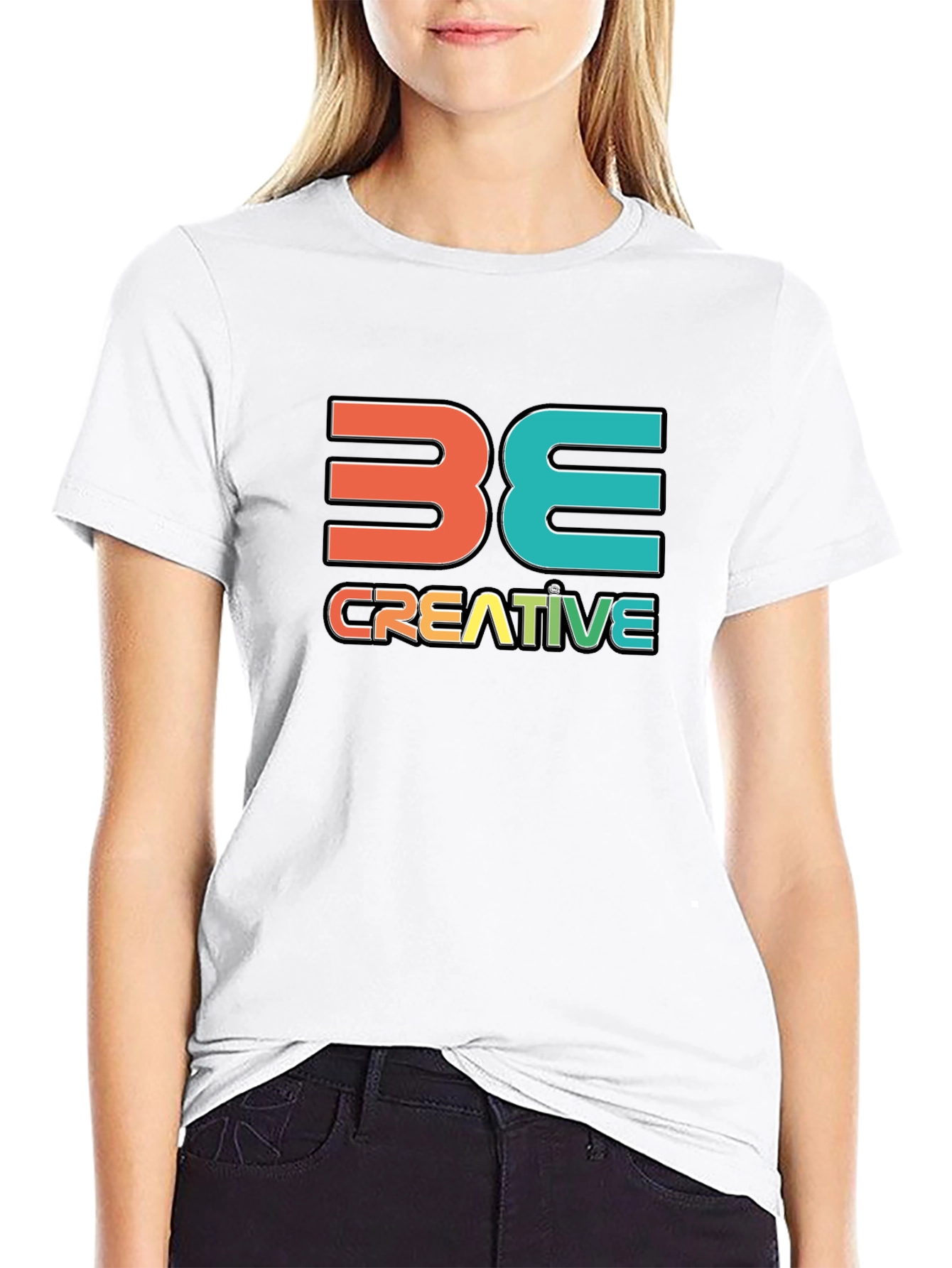 Be Creative Graphic T-Shirt - Stylish Cotton Tee