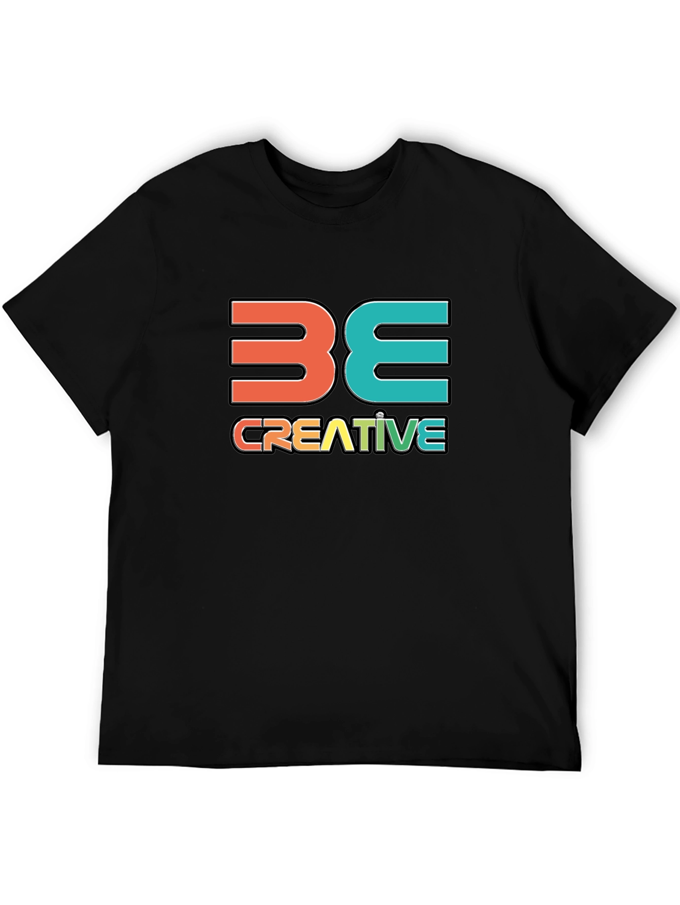 Be Creative Graphic T-Shirt - Stylish Cotton Tee