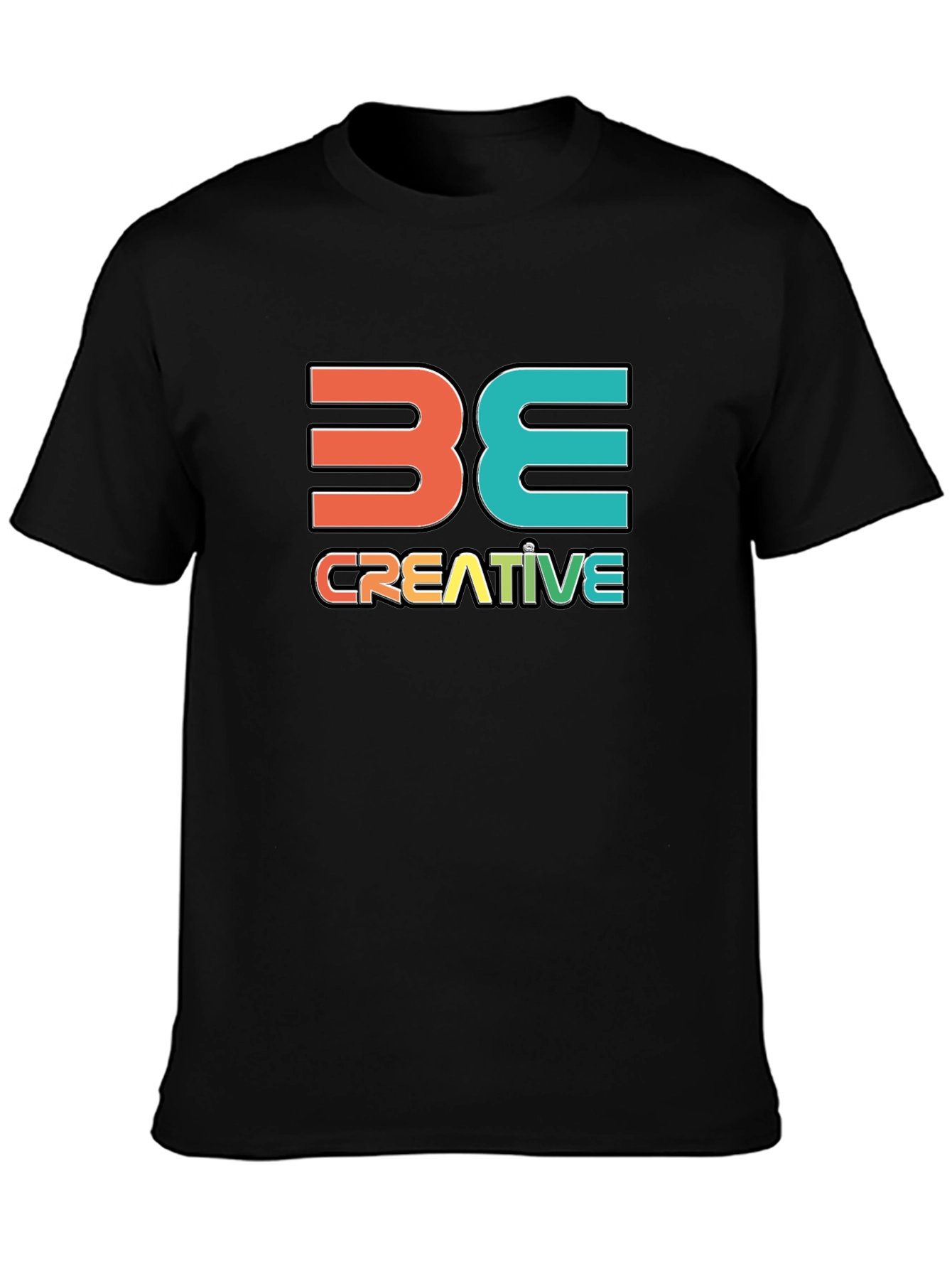 Be Creative Graphic T-Shirt - Stylish Cotton Tee