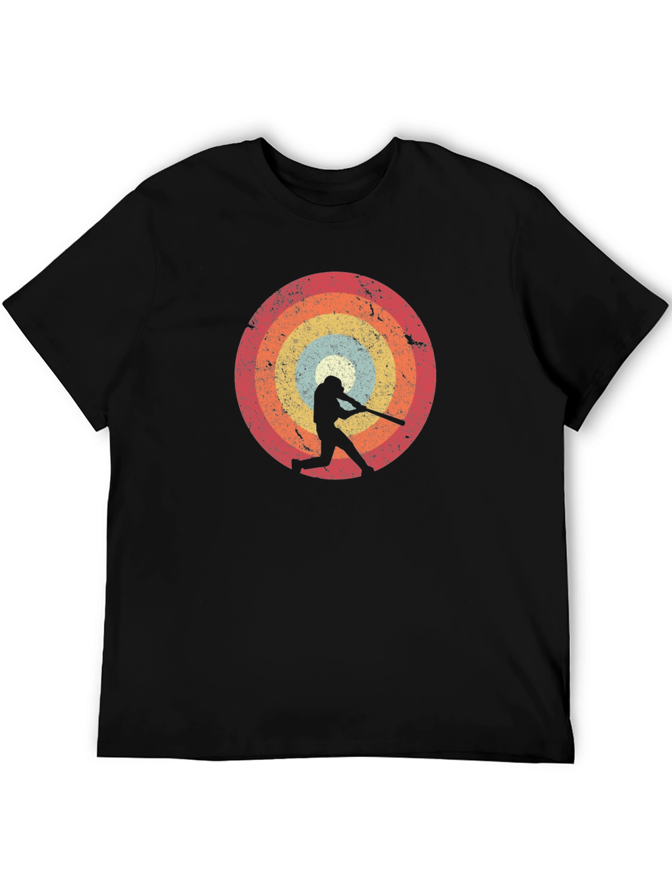 Retro Baseball Silhouette T-Shirt