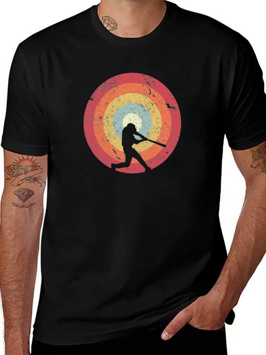Retro Baseball Silhouette T-Shirt