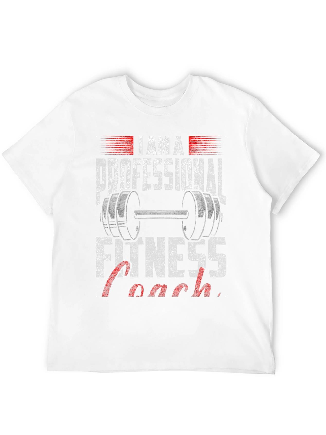 Fitness Coach Graphic Tee - Professional Design