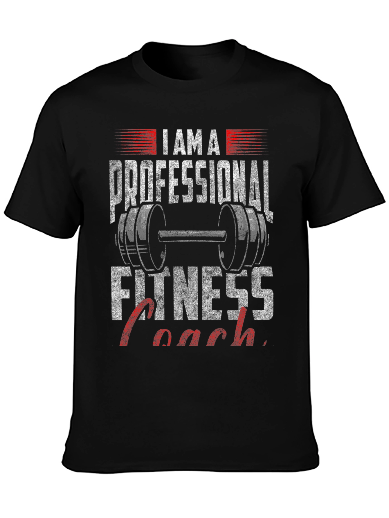 Fitness Coach Graphic Tee - Professional Design