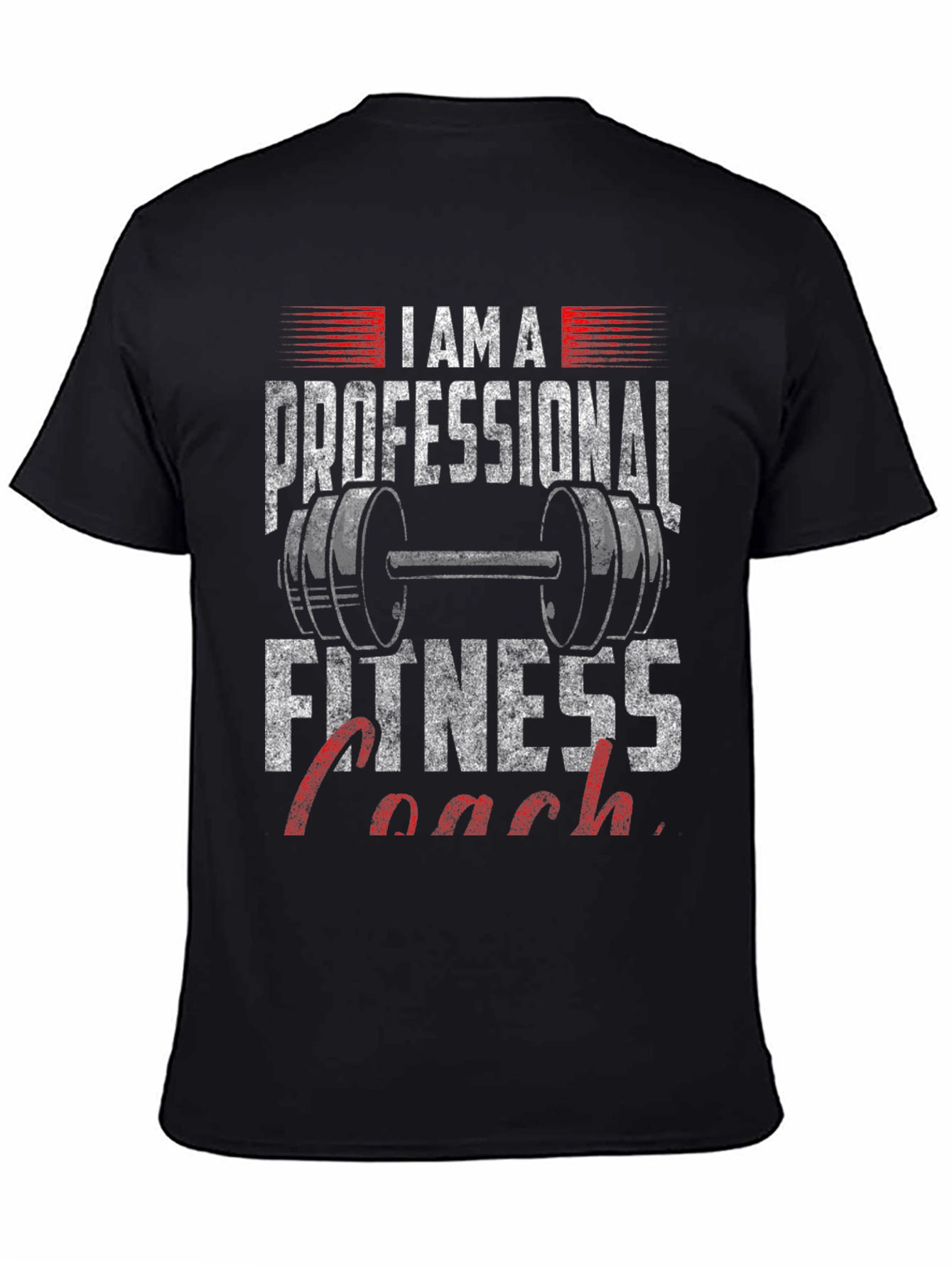 Fitness Coach Graphic Tee - Professional Design