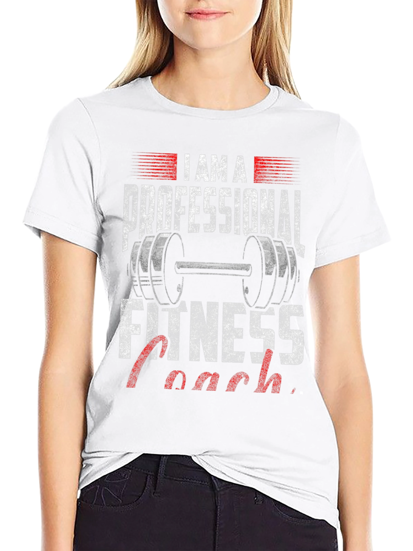 Fitness Coach Graphic Tee - Professional Design