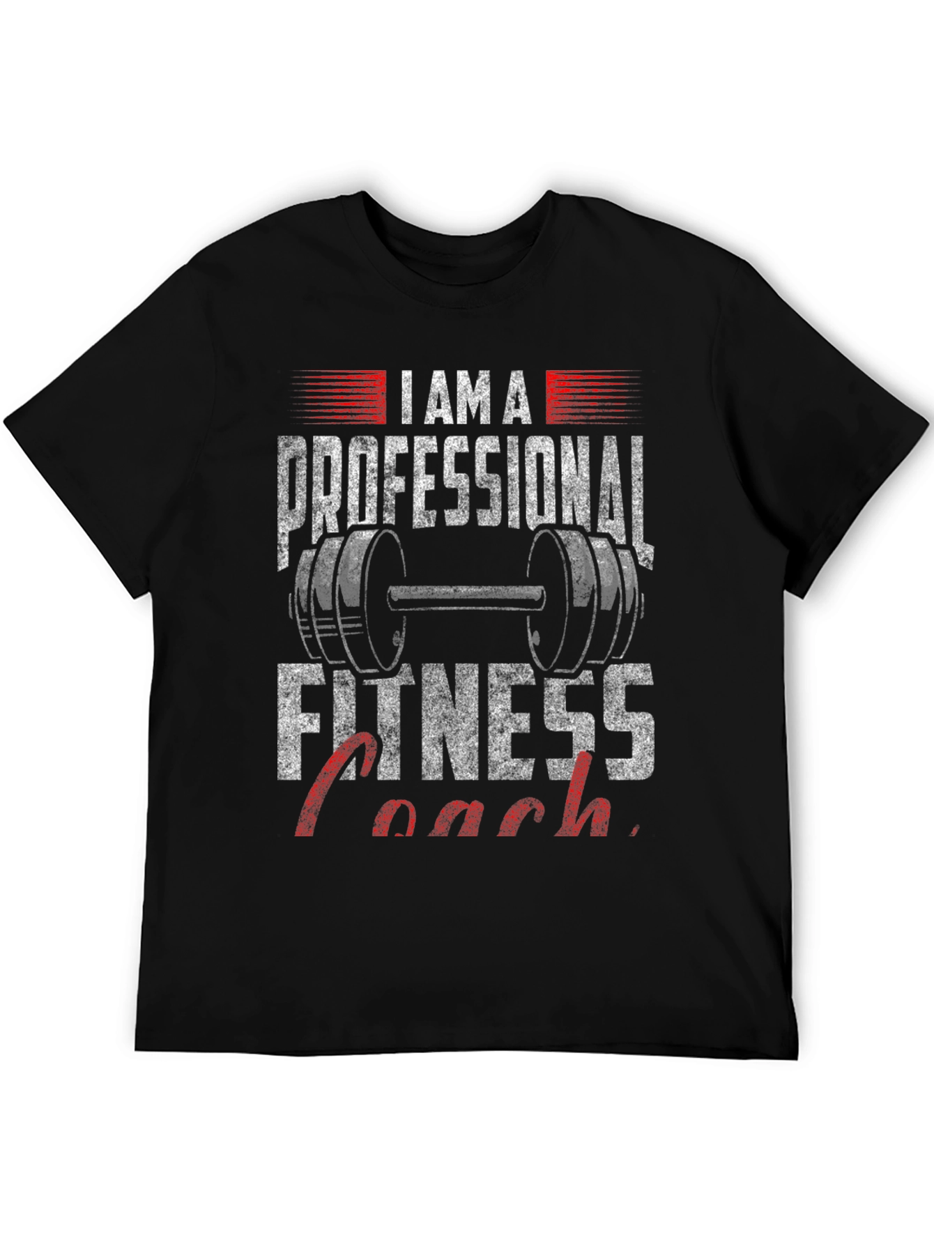 Fitness Coach Graphic Tee - Professional Design