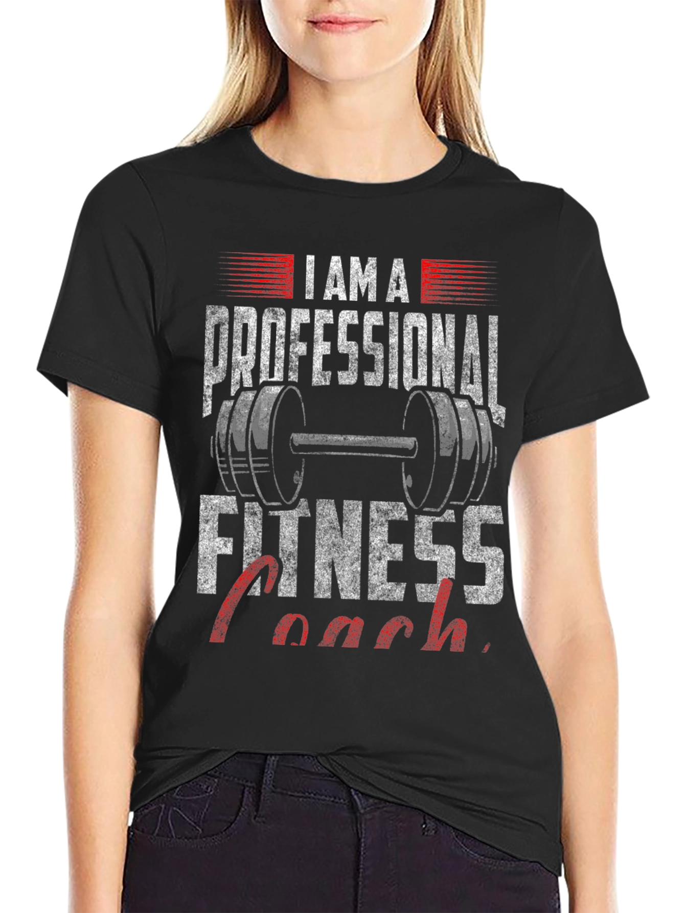 Fitness Coach Graphic Tee - Professional Design
