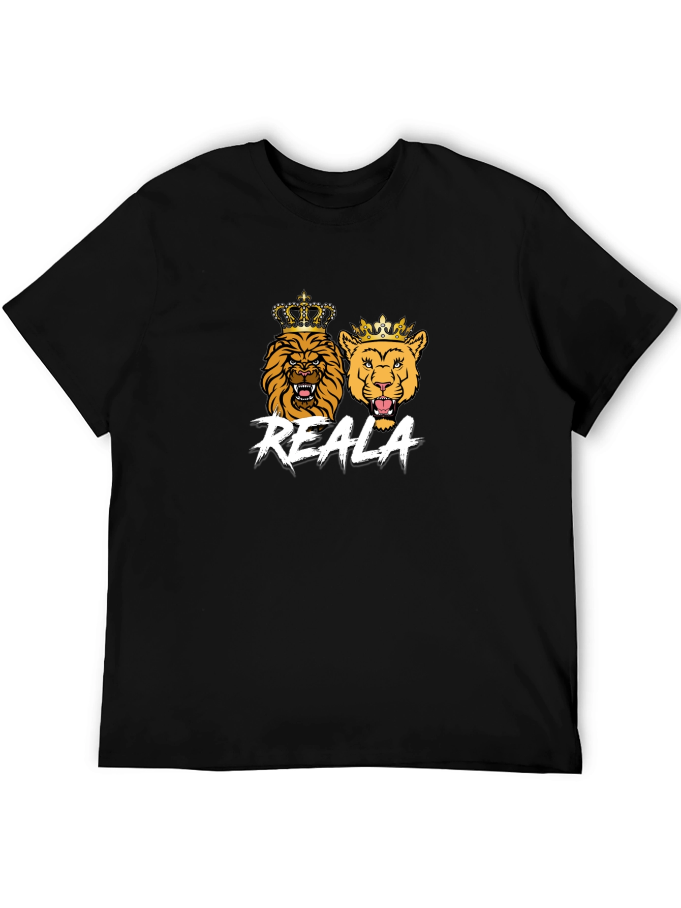 Reala Lion and Lioness Graphic T-Shirt