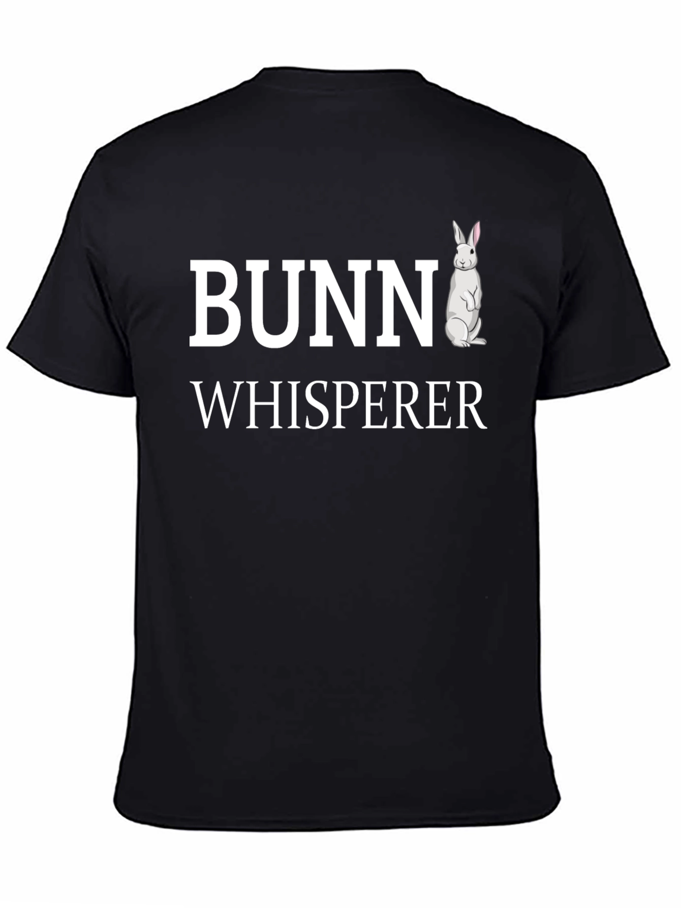 Bunny Whisperer Graphic T-Shirt - Black