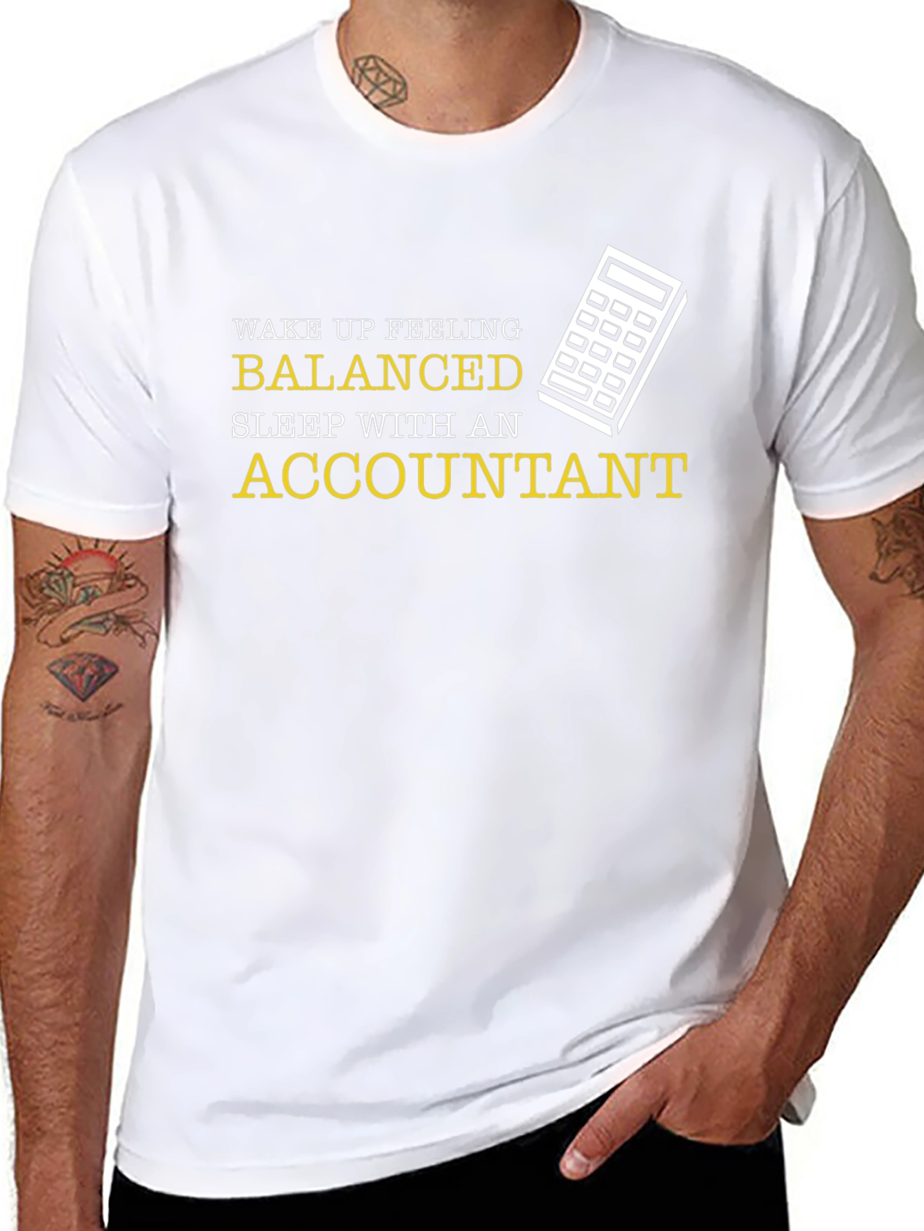 Balanced Accountant Graphic T-Shirt