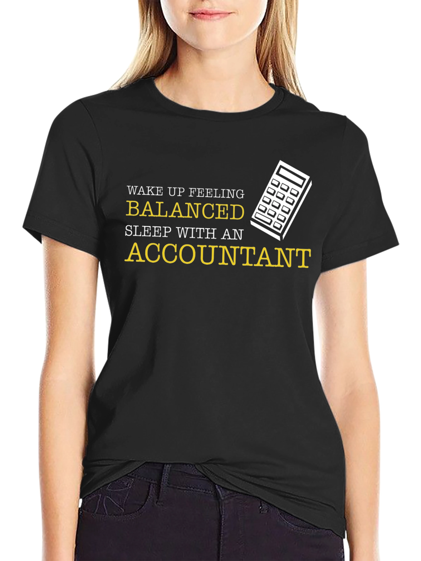 Balanced Accountant Graphic T-Shirt