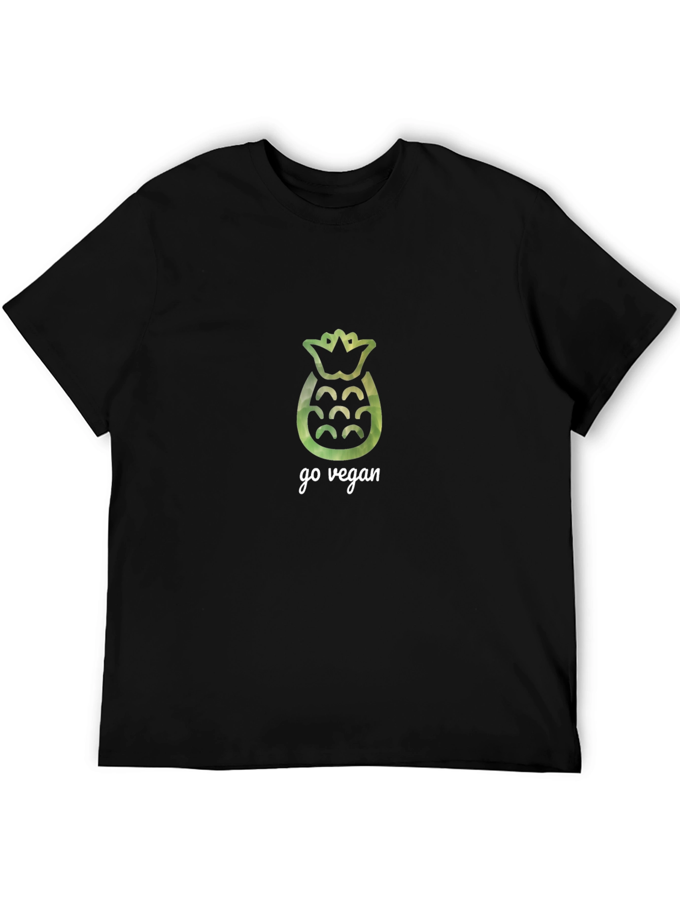 Vegan Pineapple Graphic Tee - Stylish & Comfortable