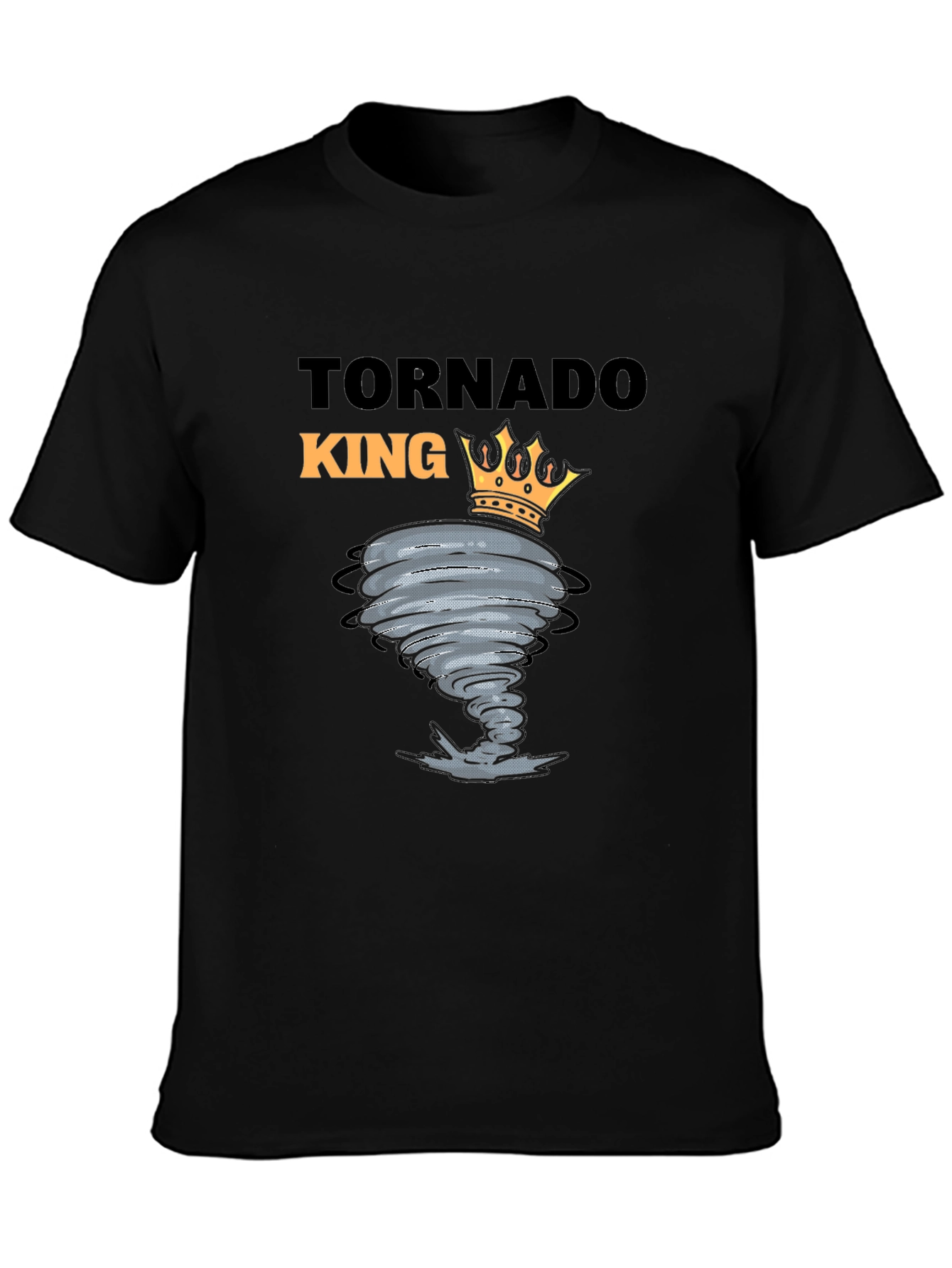 Tornado King Graphic Tee - Black