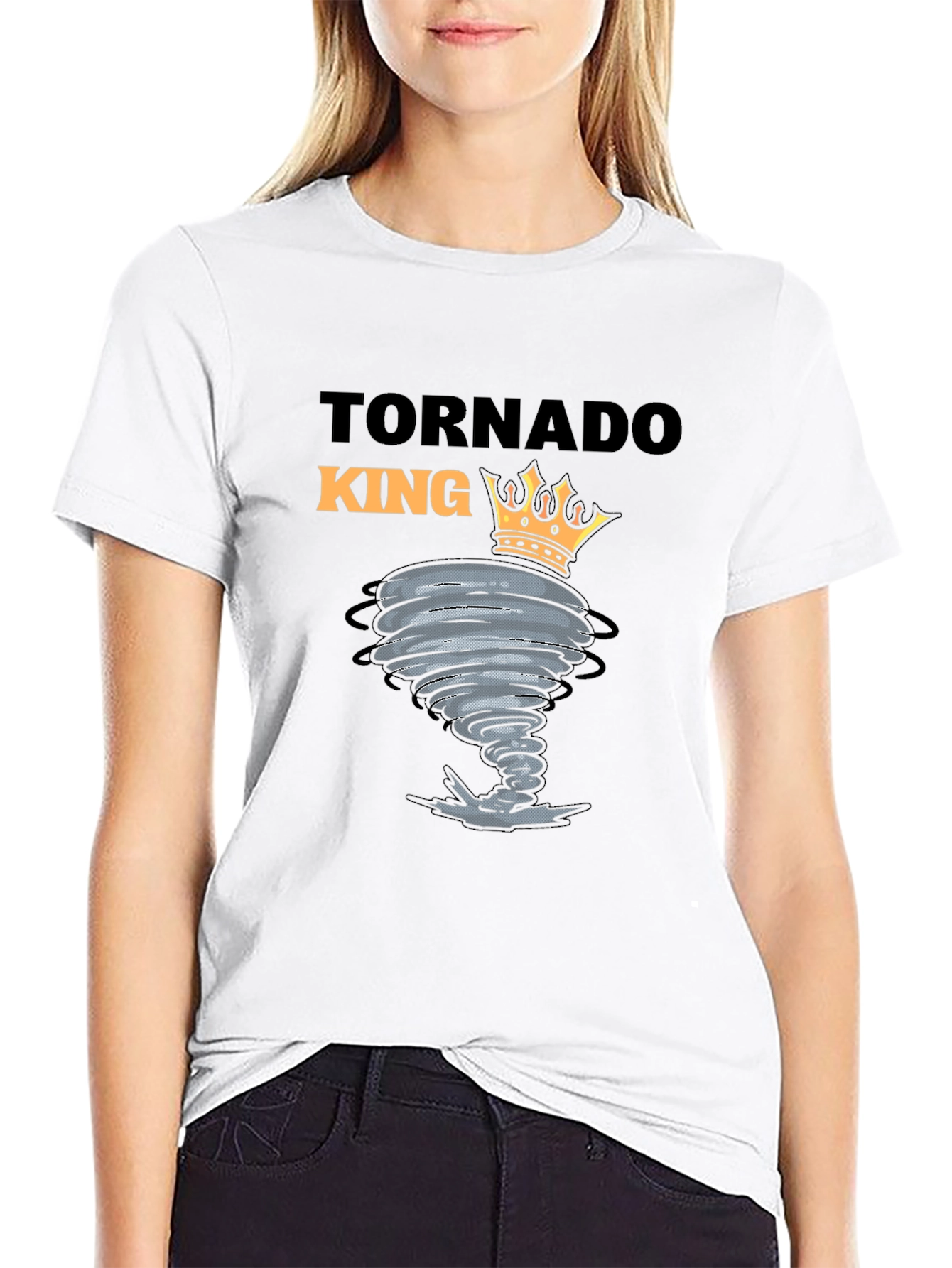 Tornado King Graphic Tee - Black