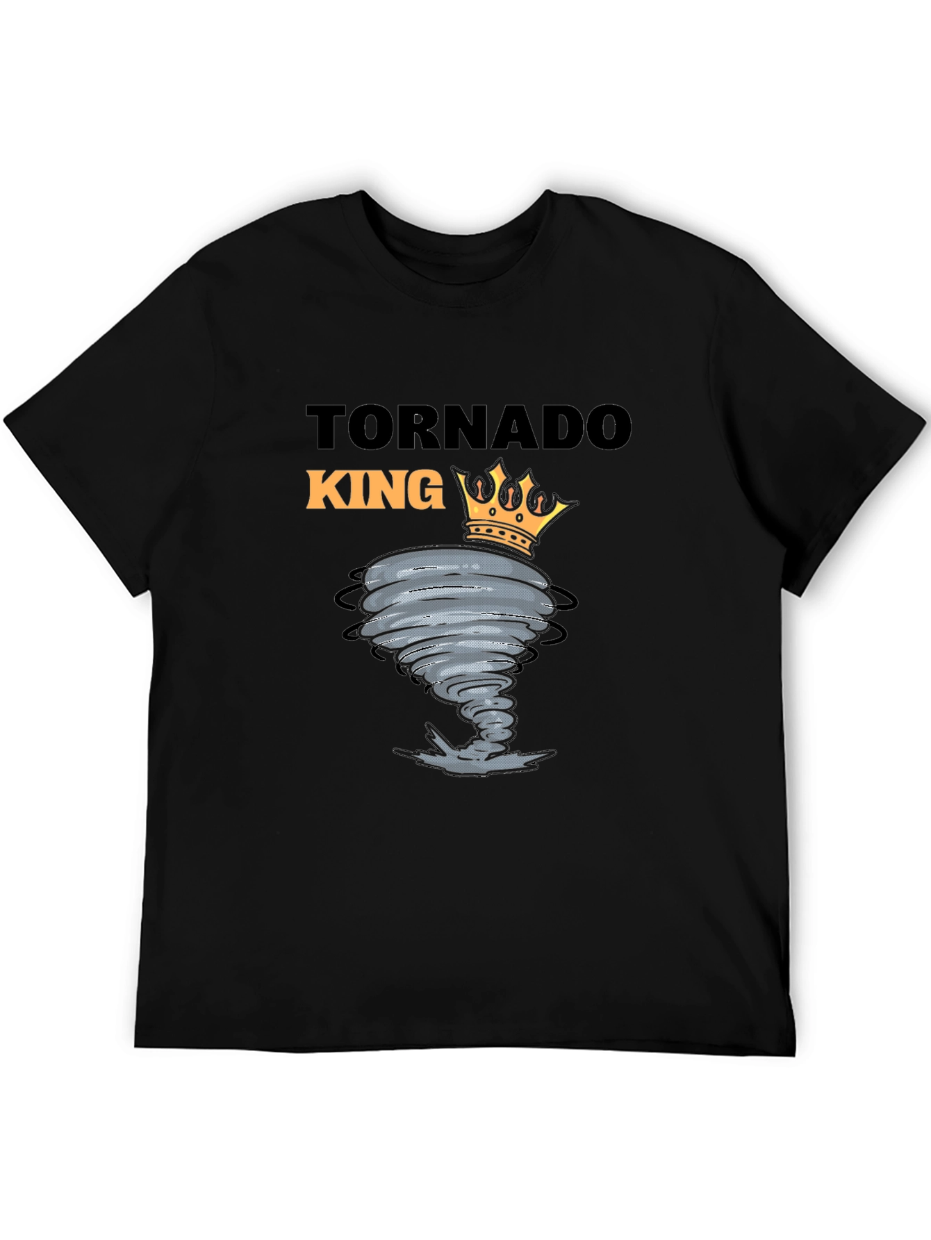 Tornado King Graphic Tee - Black