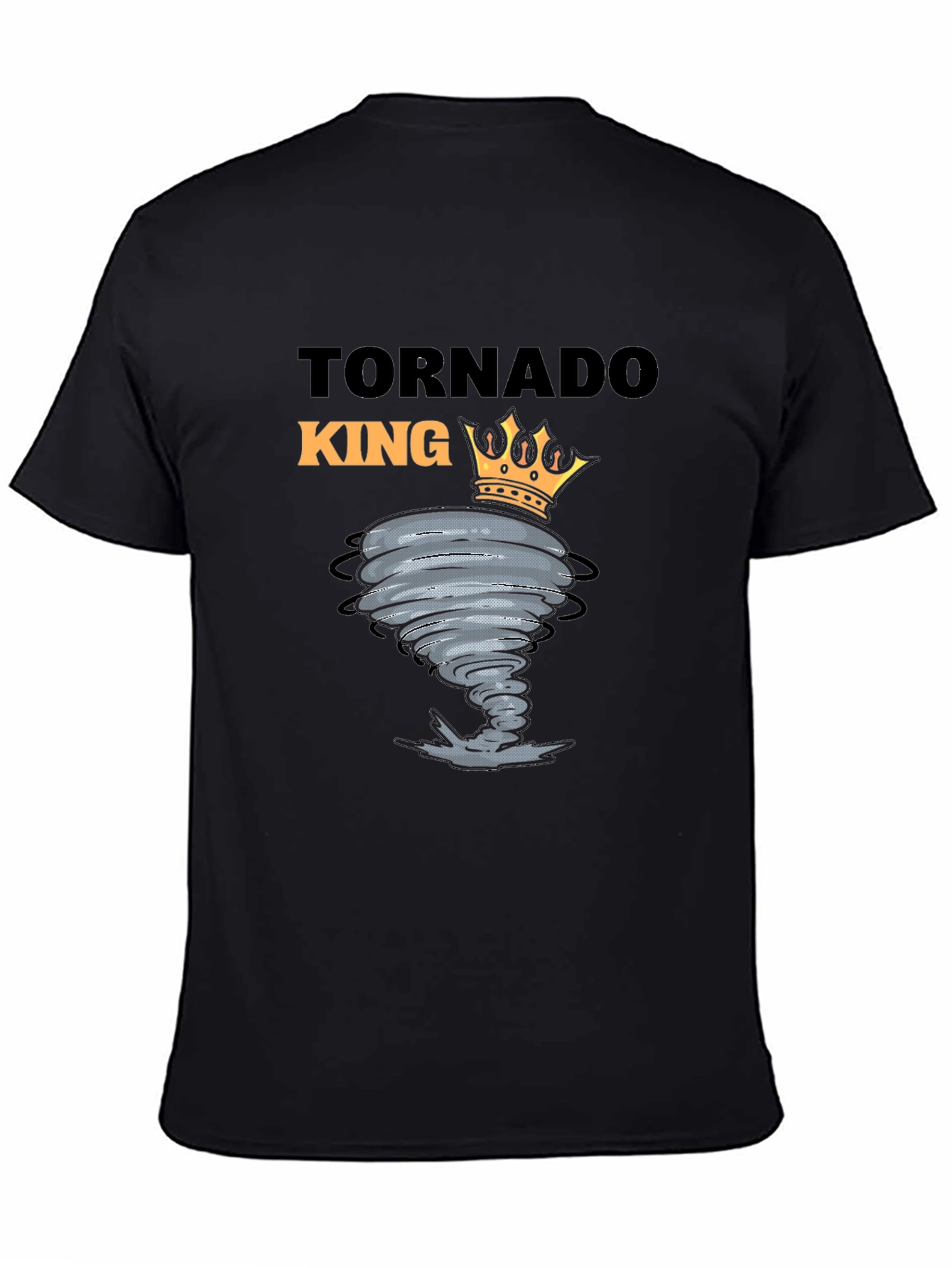 Tornado King Graphic Tee - Black