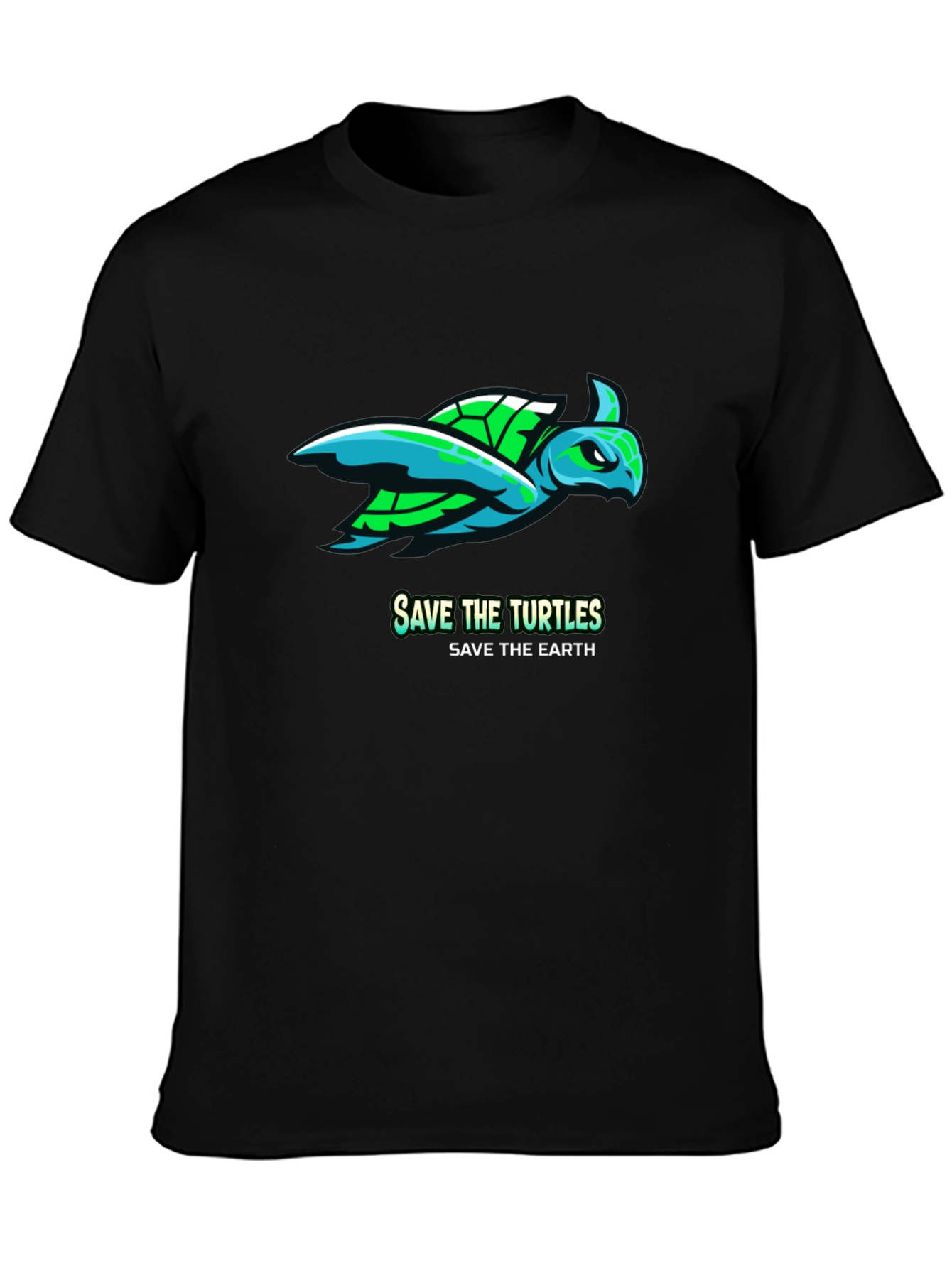 Save the Turtles Graphic Tee - Earth Friendly
