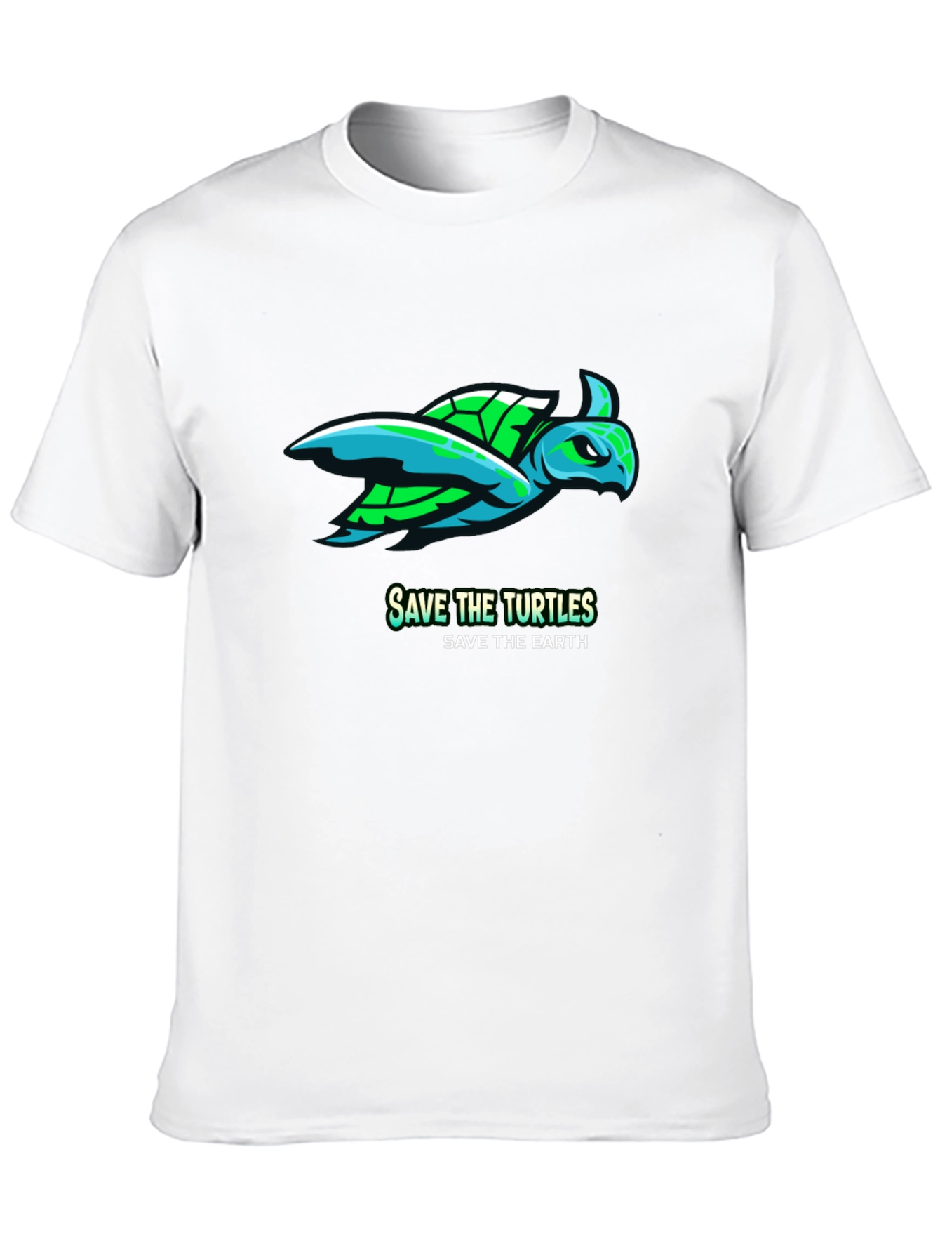 Save the Turtles Graphic Tee - Earth Friendly