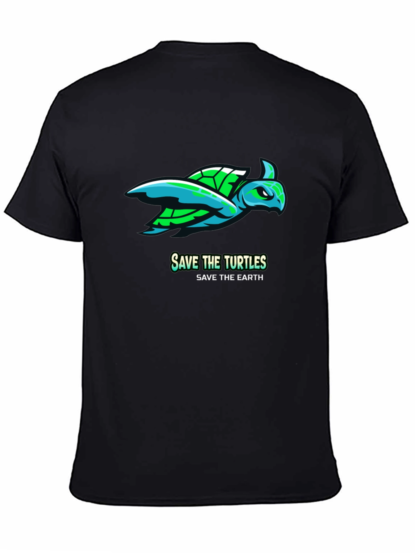 Save the Turtles Graphic Tee - Earth Friendly