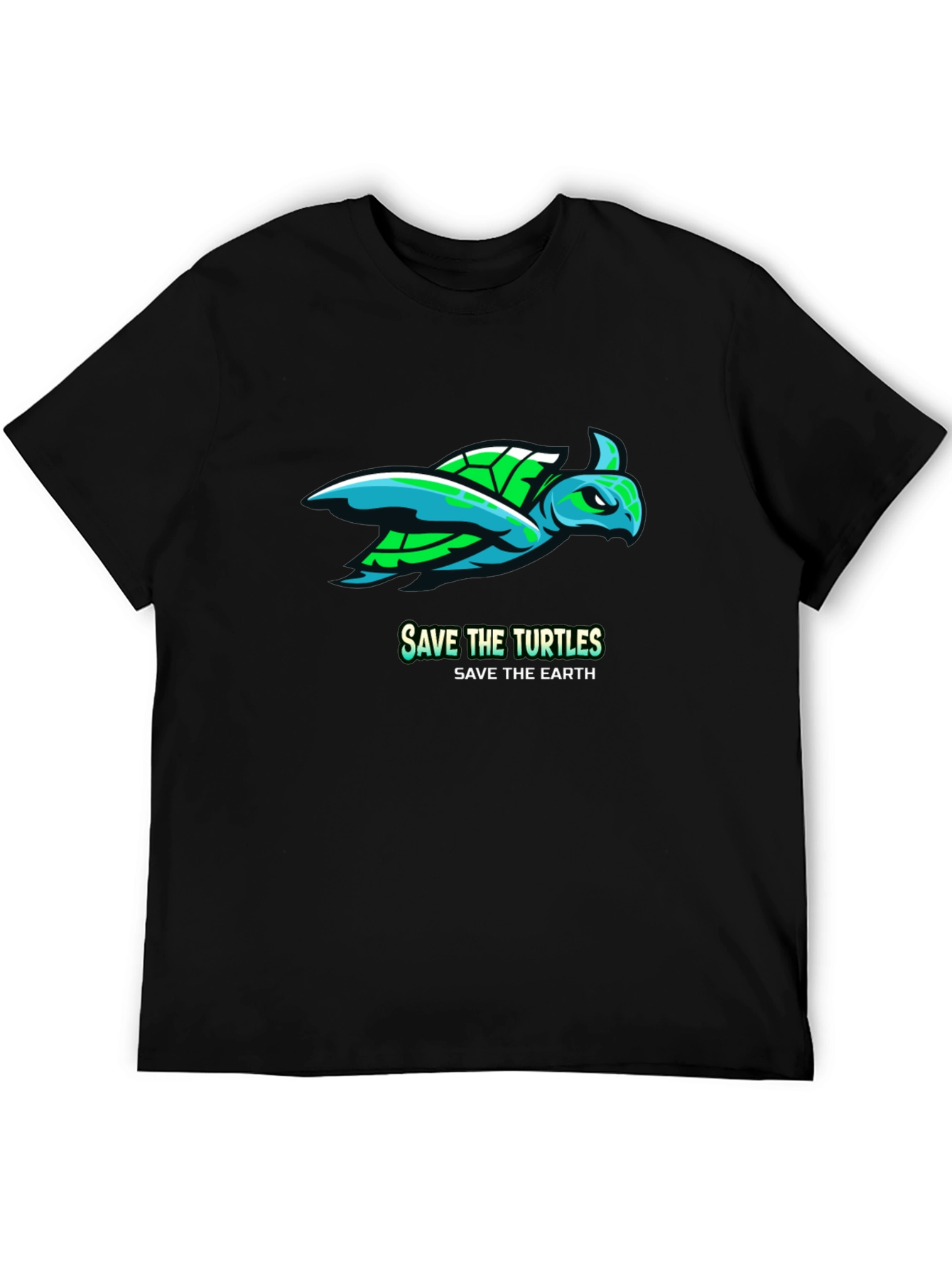 Save the Turtles Graphic Tee - Earth Friendly