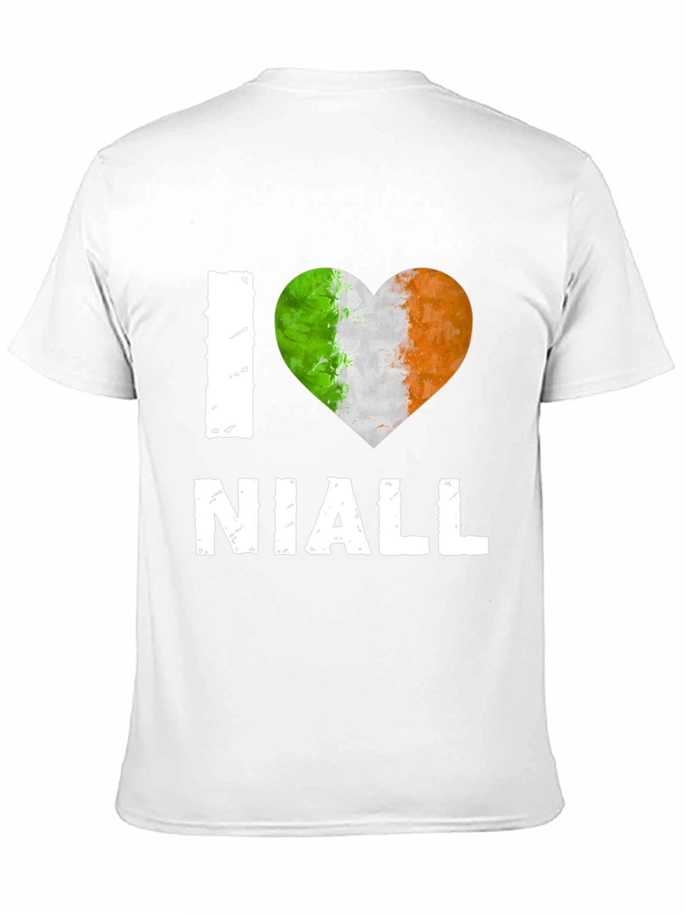 I Heart Niall - Irish Flag Heart T-Shirt