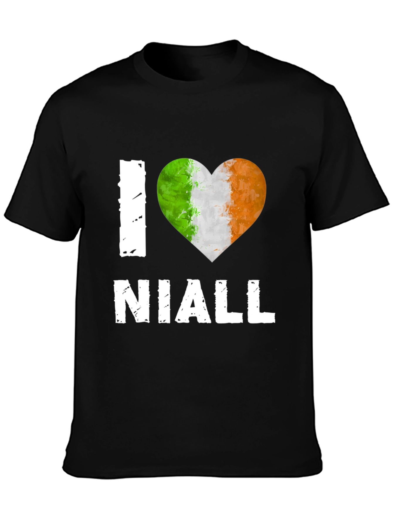 I Heart Niall - Irish Flag Heart T-Shirt
