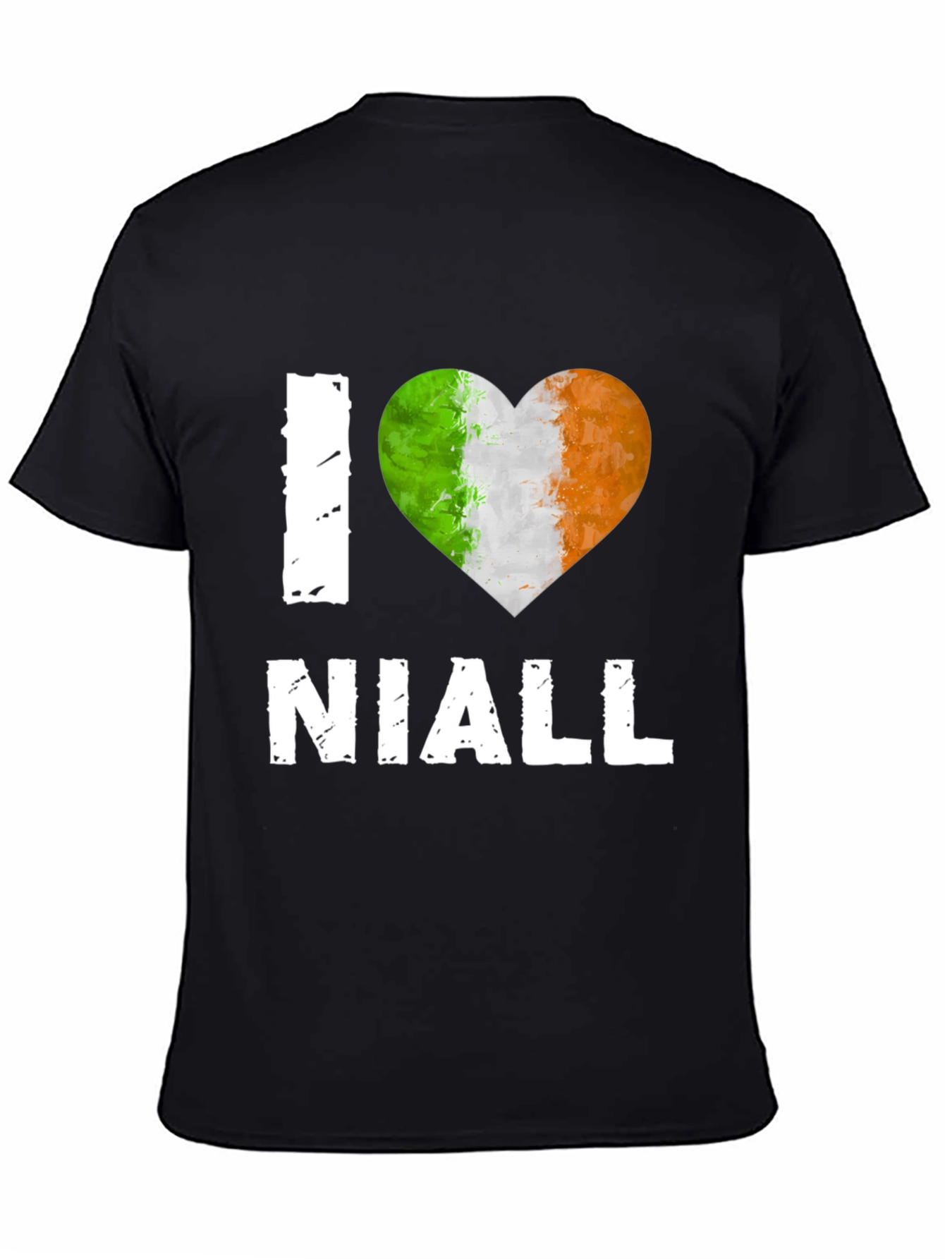 I Heart Niall - Irish Flag Heart T-Shirt