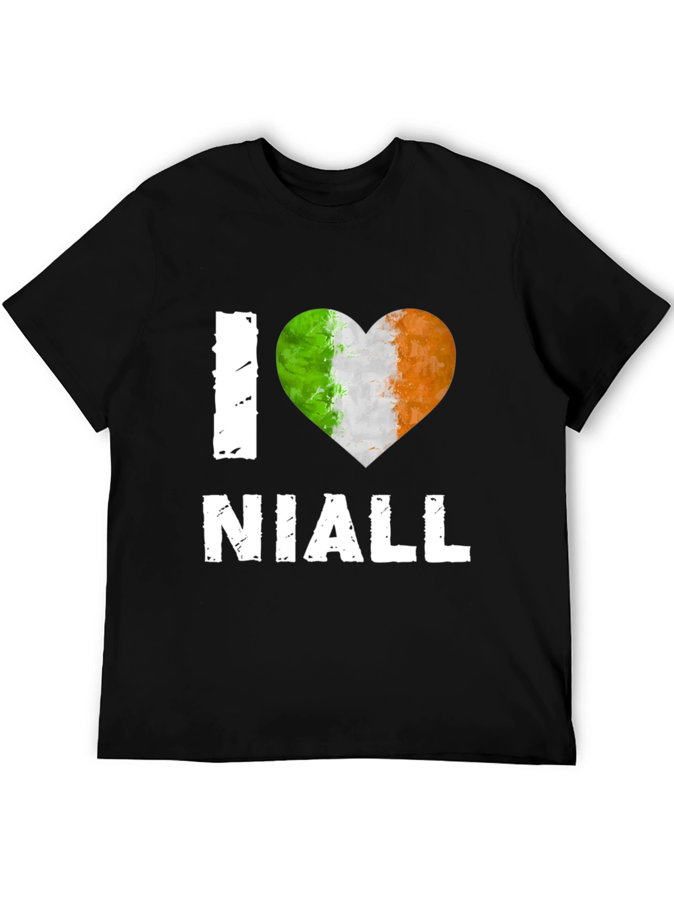 I Heart Niall - Irish Flag Heart T-Shirt