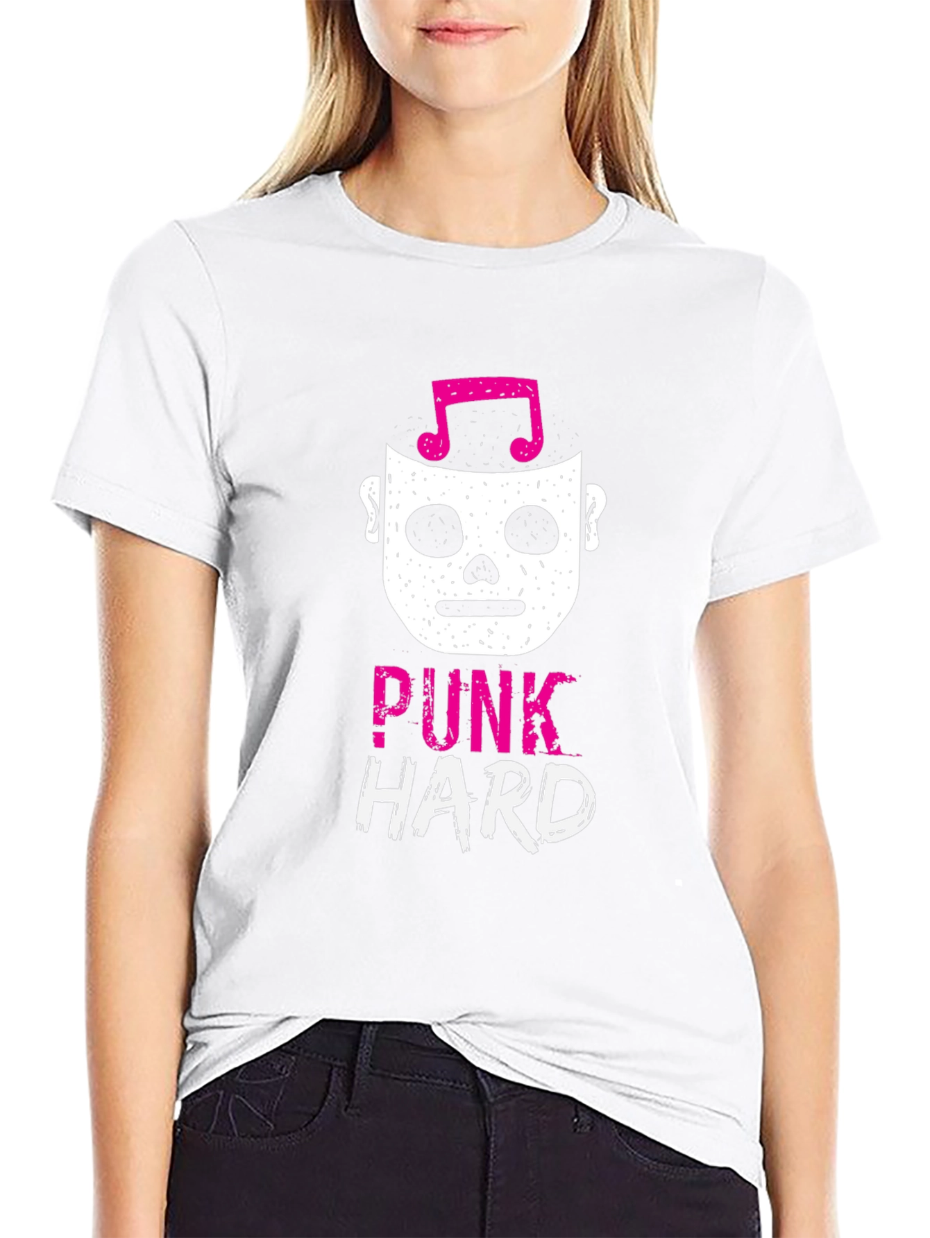 Punk Hard Graphic Tee - Music Lover T-Shirt