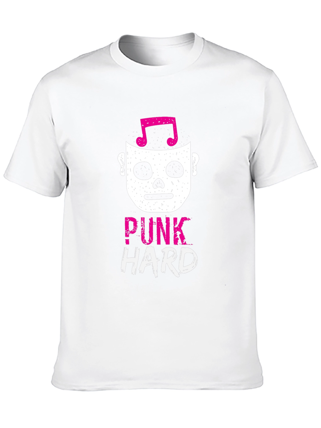 Punk Hard Graphic Tee - Music Lover T-Shirt