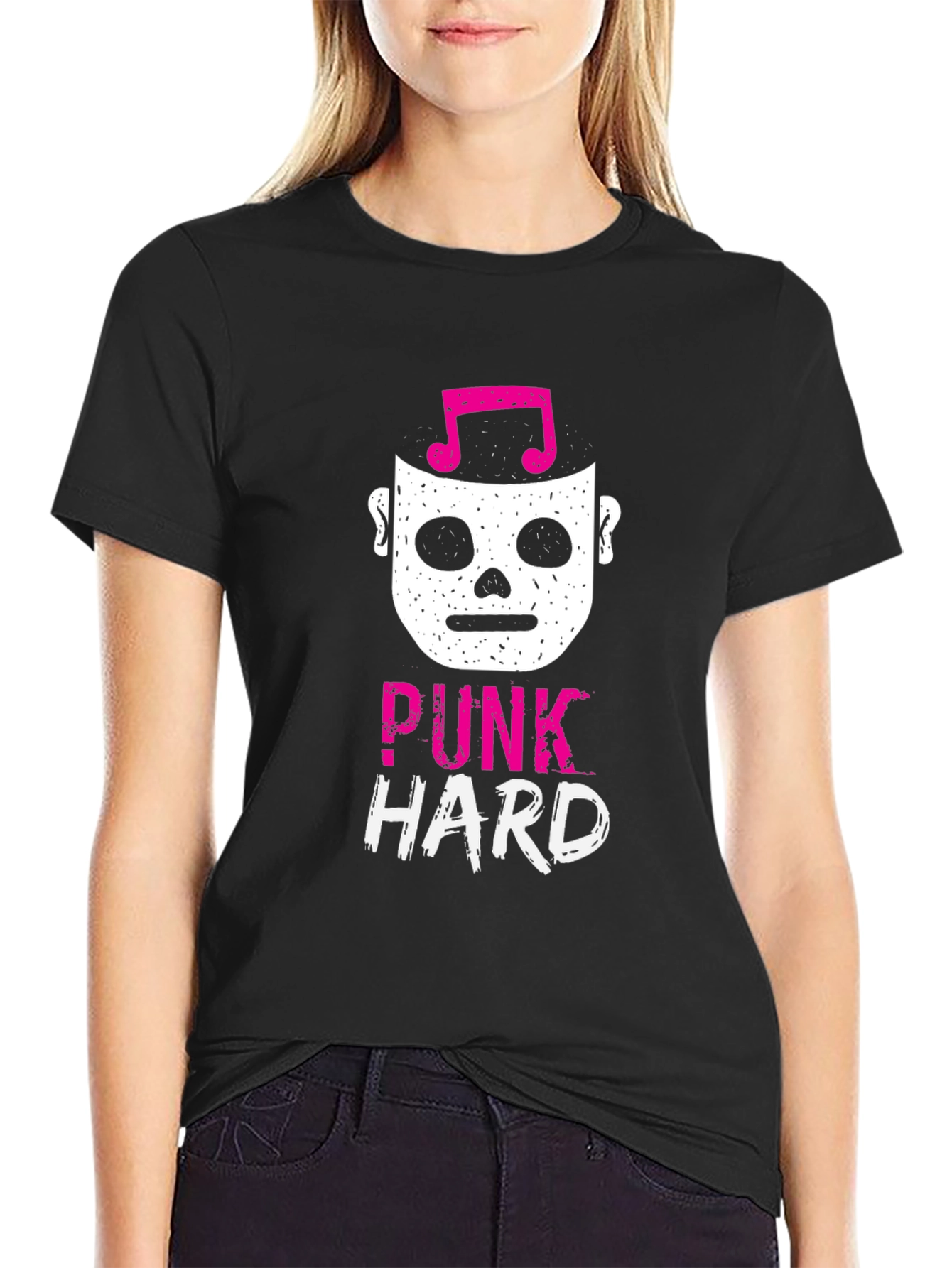 Punk Hard Graphic Tee - Music Lover T-Shirt