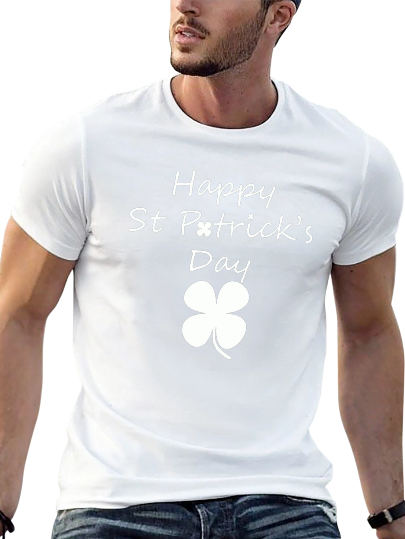 Happy St. Patricks Day Black T-Shirt