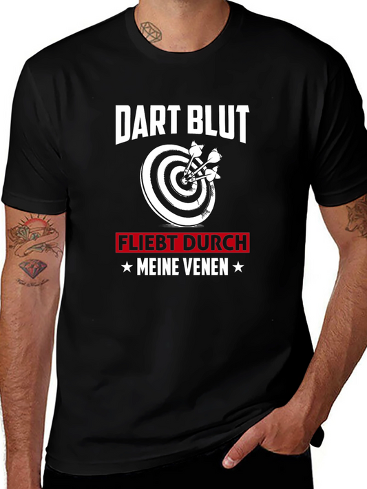 Dart Blut Fliesst T-Shirt - Dart Player Tee