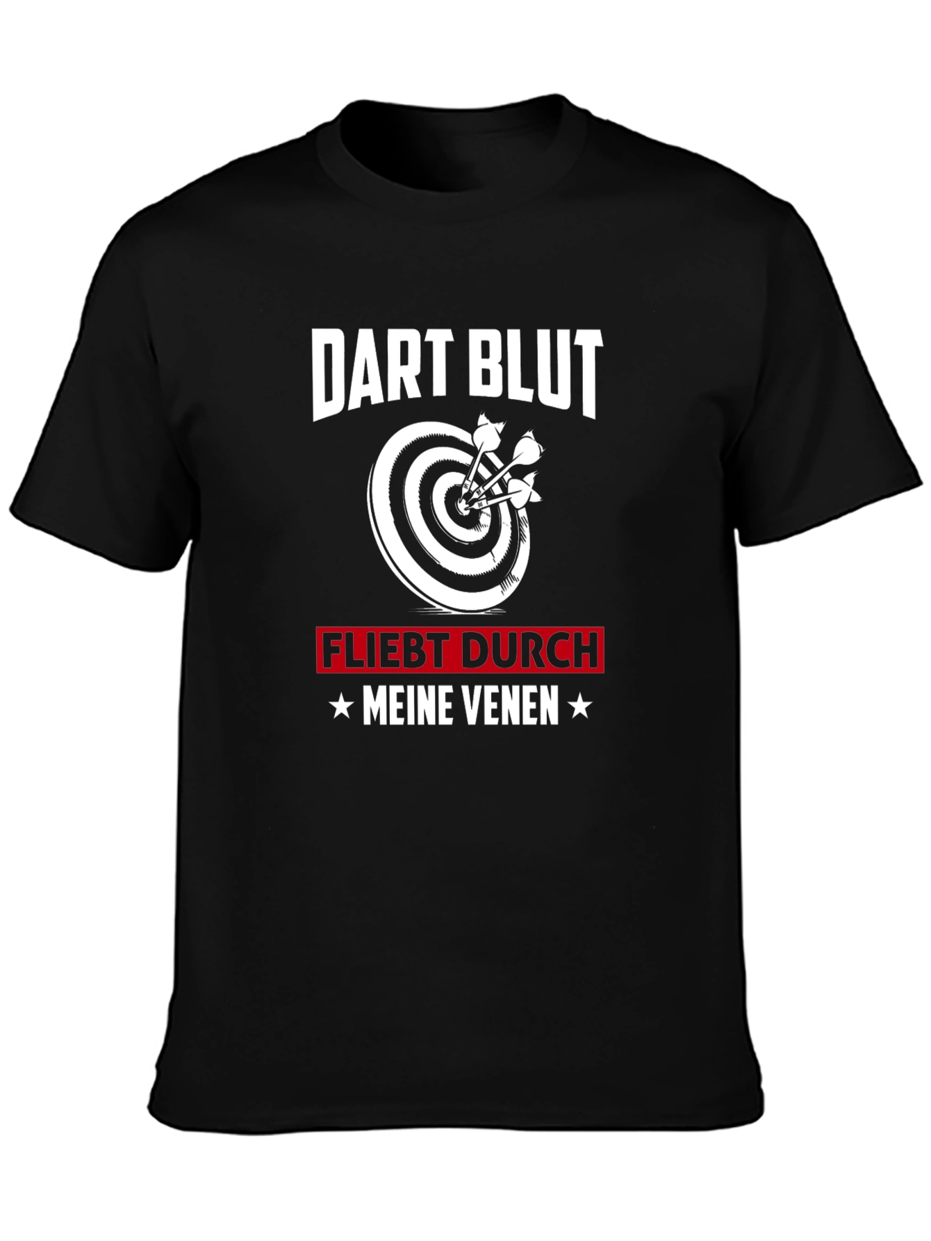 Dart Blut Fliesst T-Shirt - Dart Player Tee