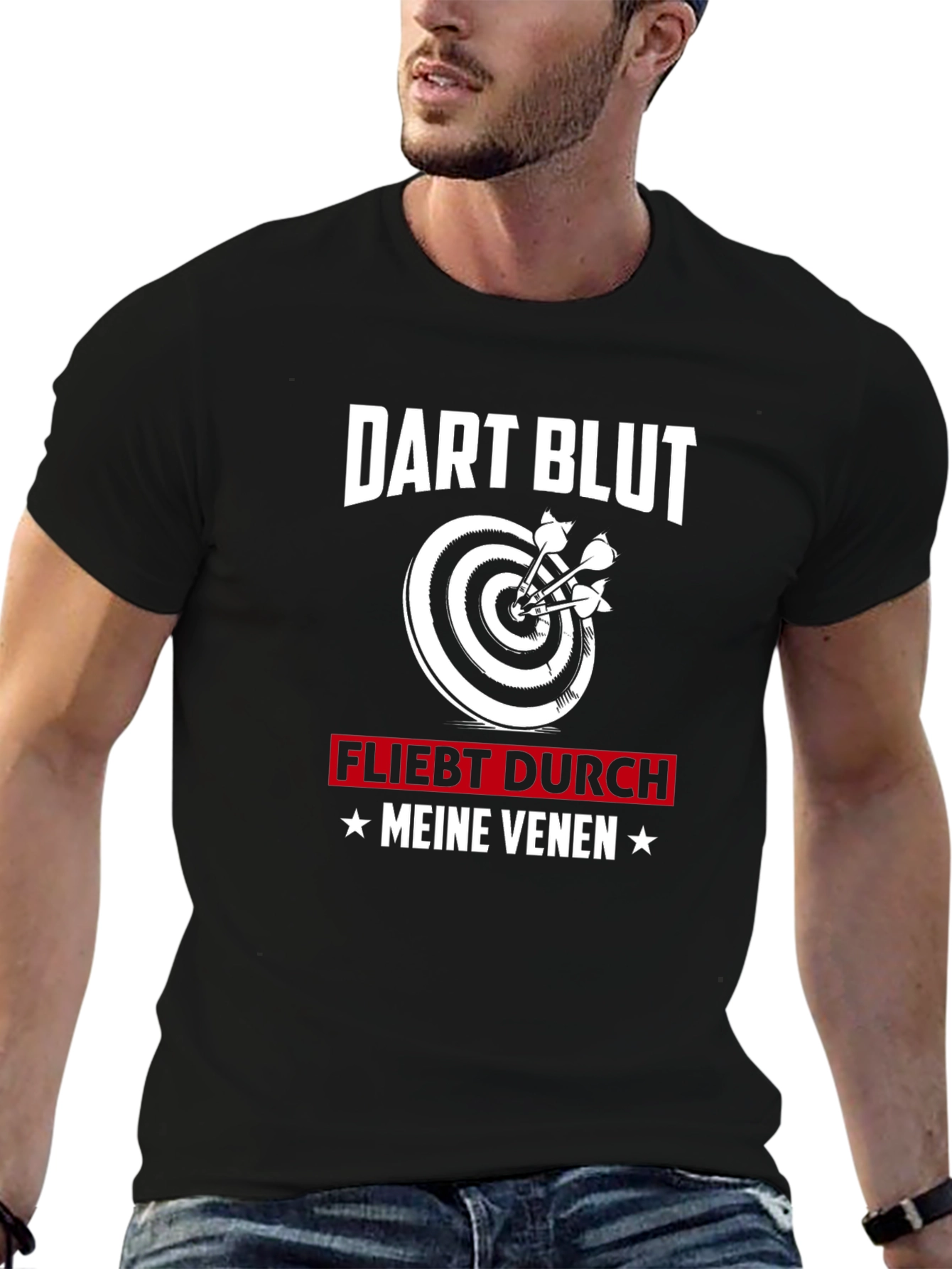 Dart Blut Fliesst T-Shirt - Dart Player Tee