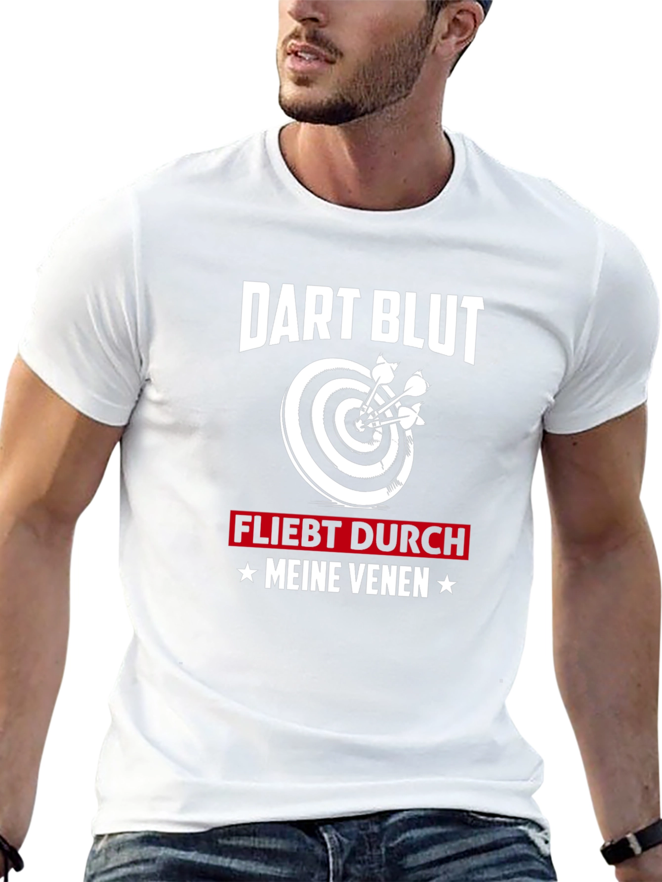 Dart Blut Fliesst T-Shirt - Dart Player Tee