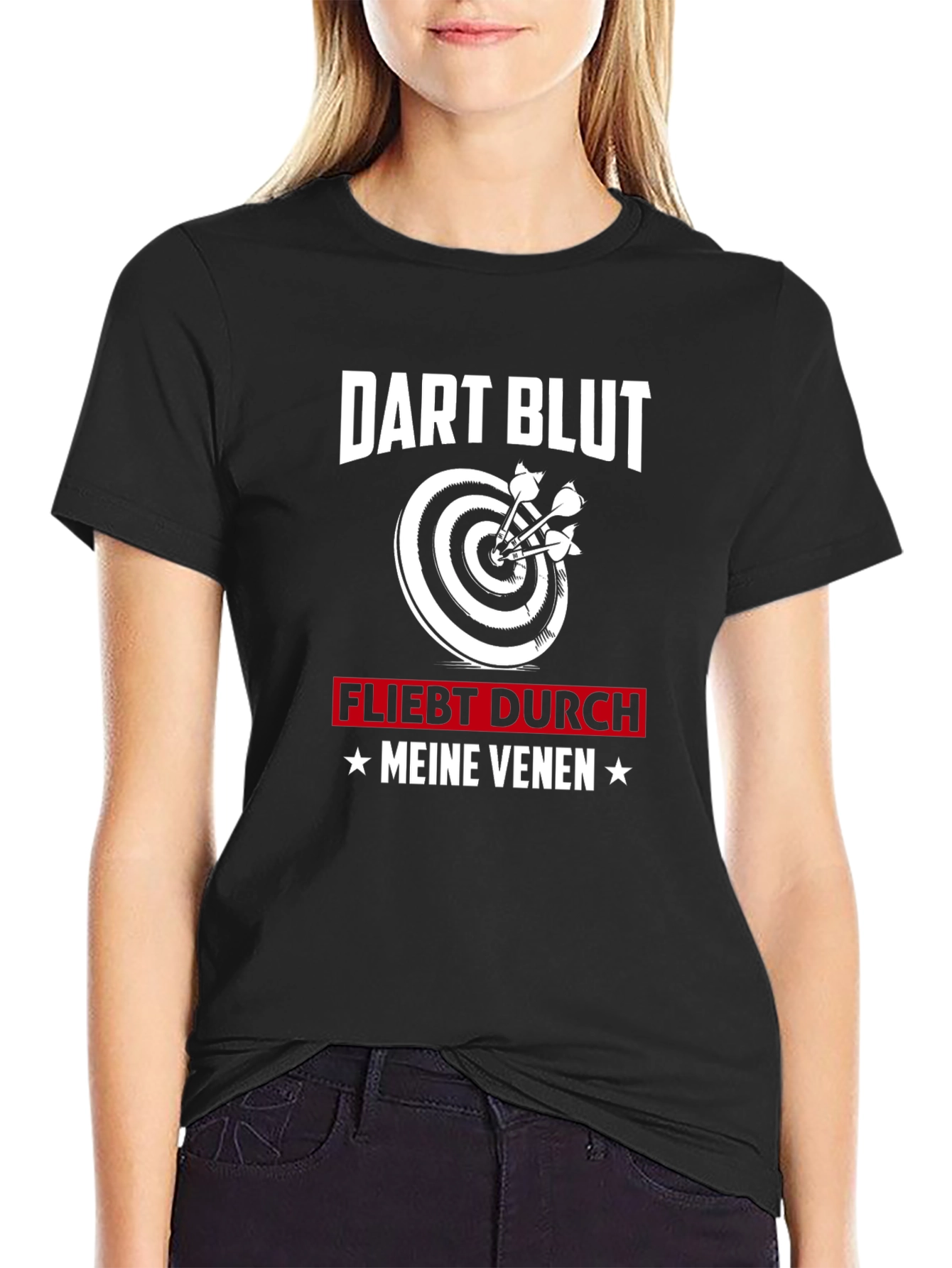 Dart Blut Fliesst T-Shirt - Dart Player Tee
