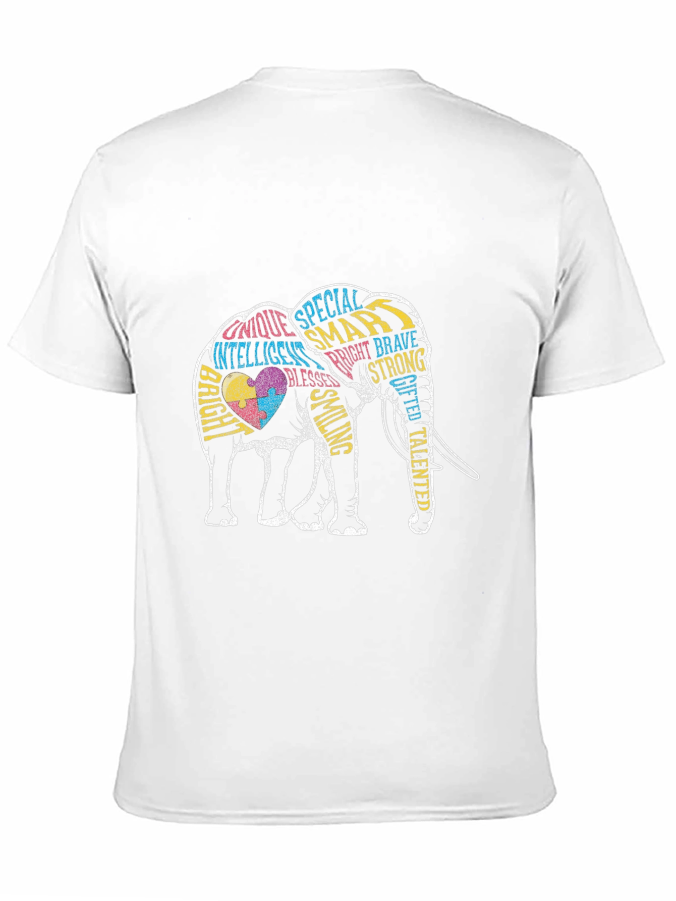 Autism Awareness Elephant Graphic Tee