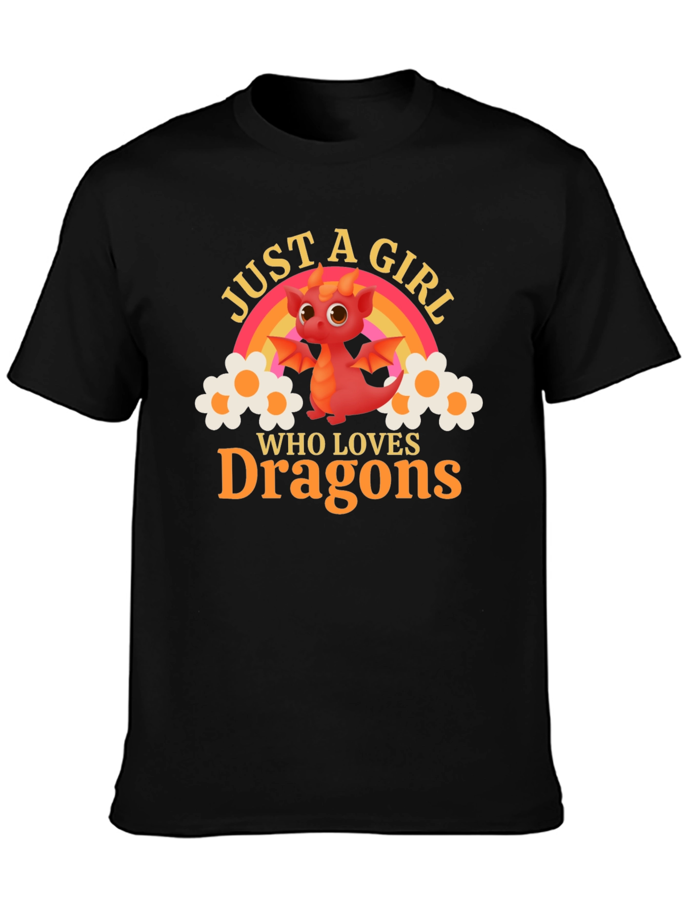 Just a Girl Who Loves Dragons T-Shirt