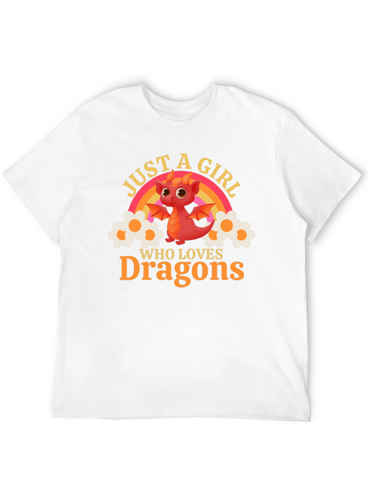 Just a Girl Who Loves Dragons T-Shirt