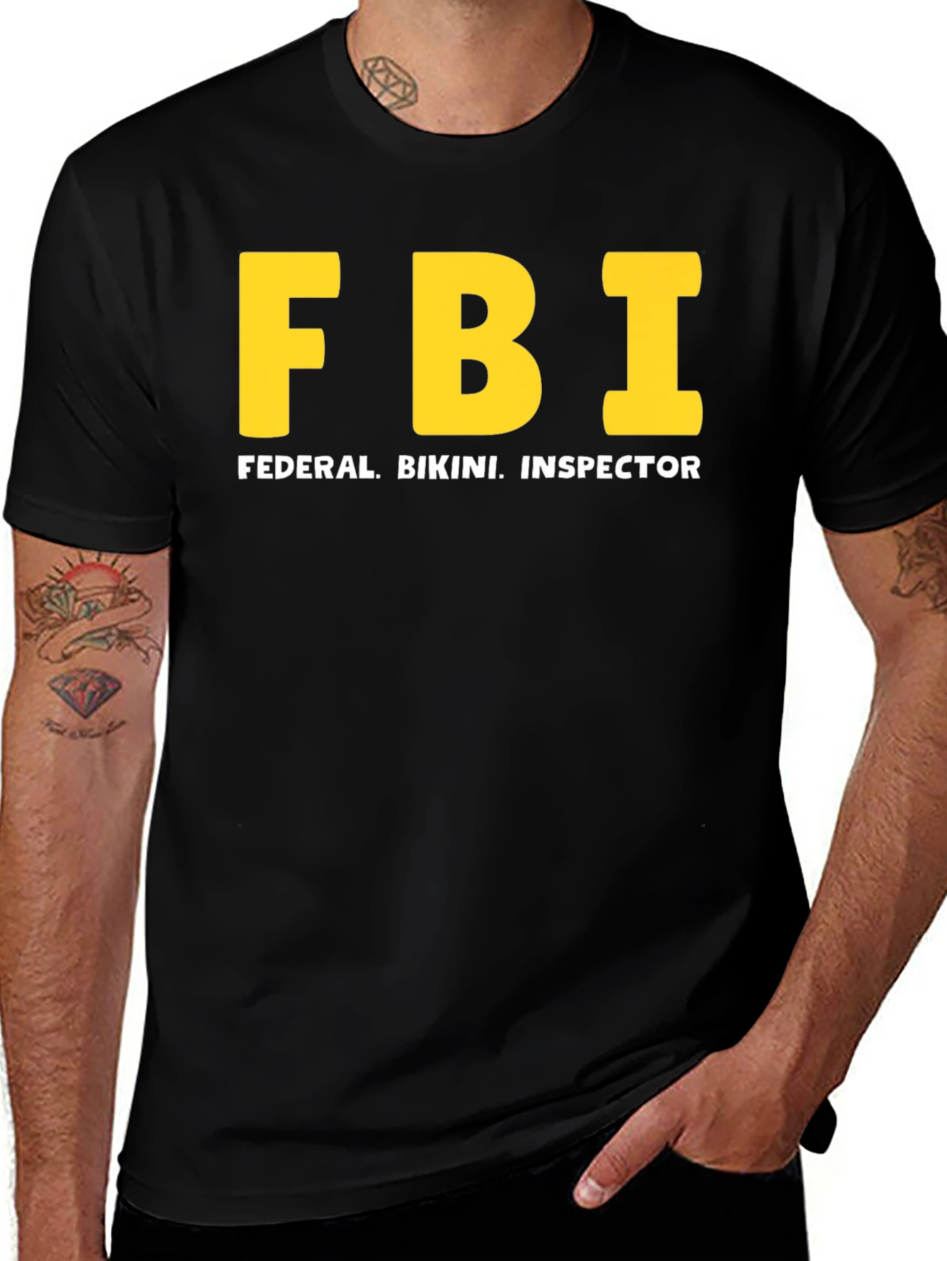 FBI Federal Bikini Inspector Funny T-Shirt