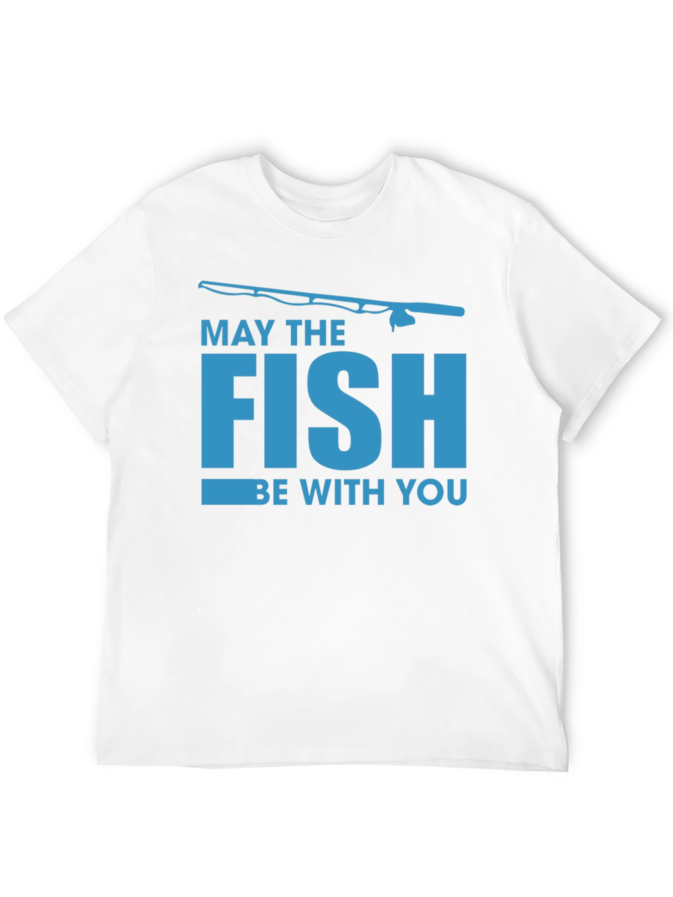 May The Fish Be With You Black T-Shirt