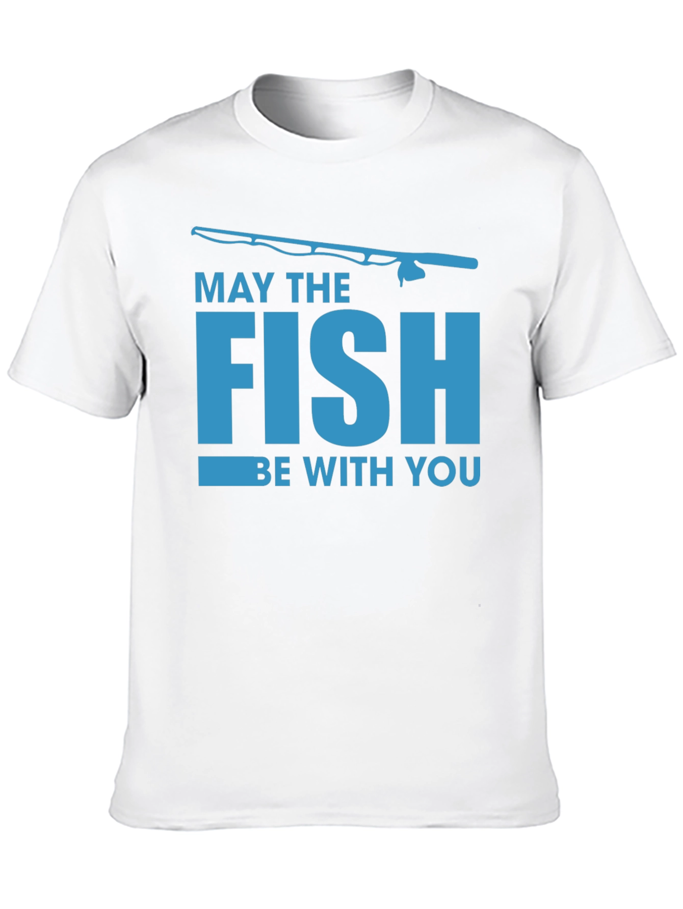 May The Fish Be With You Black T-Shirt