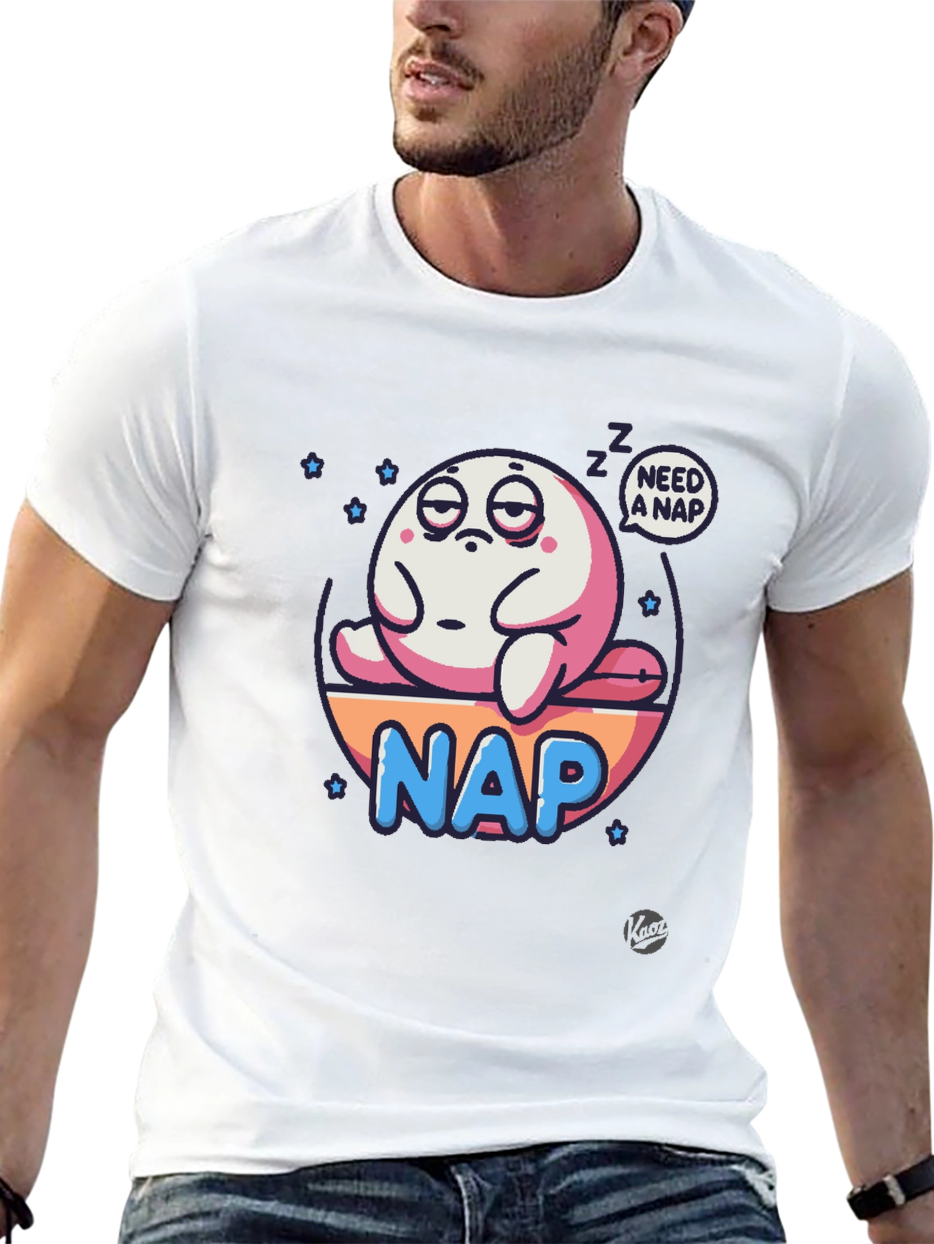 Need a Nap T-Shirt - Sleepy Character Graphic Tee