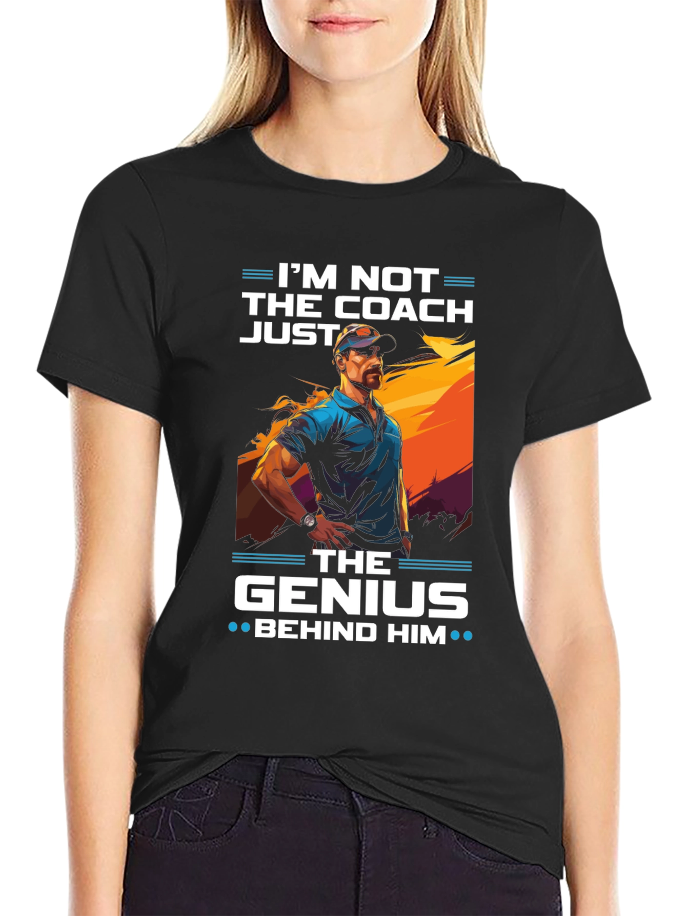 Coach Genius Graphic Tee - Black T-Shirt