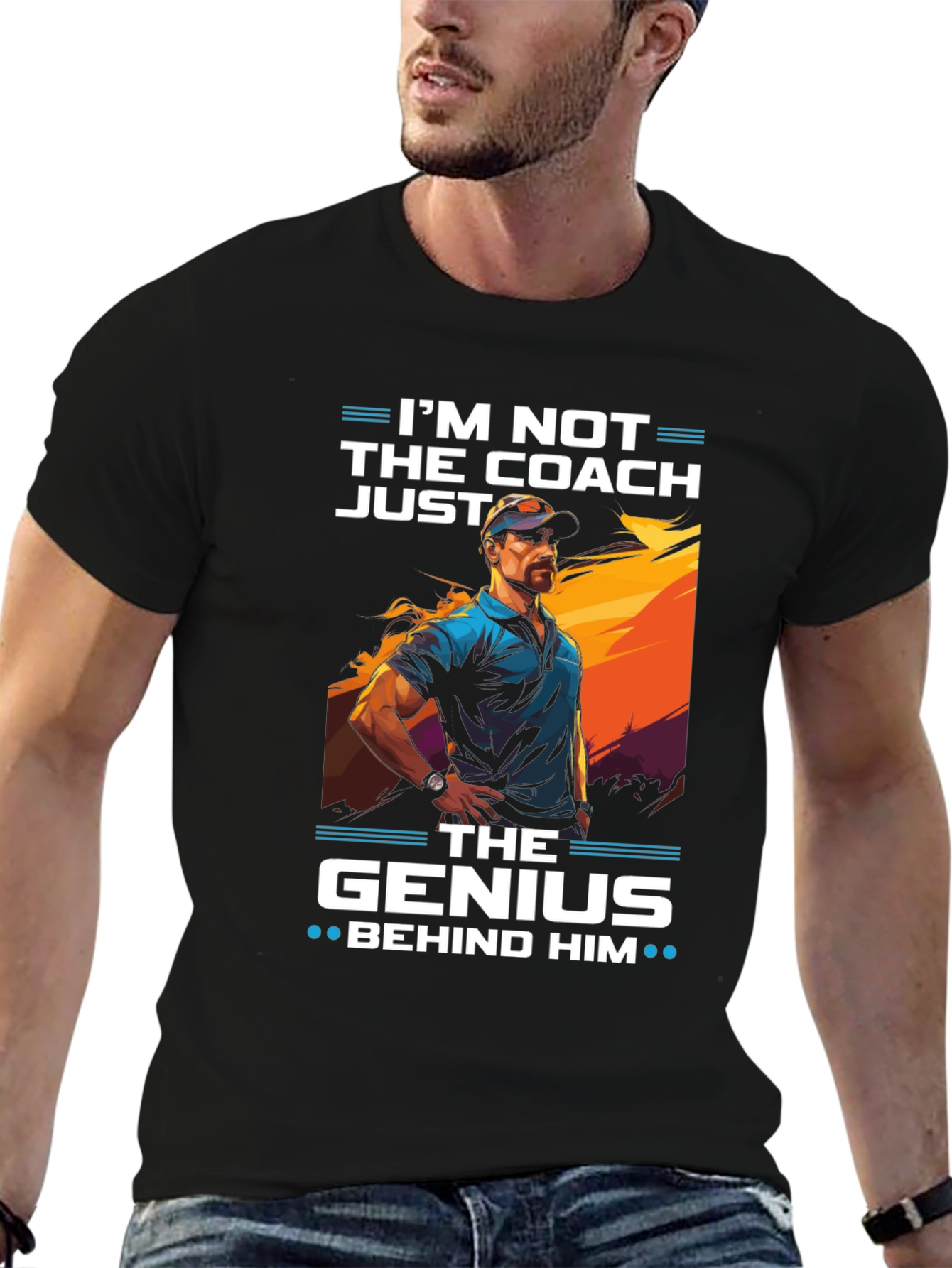 Coach Genius Graphic Tee - Black T-Shirt