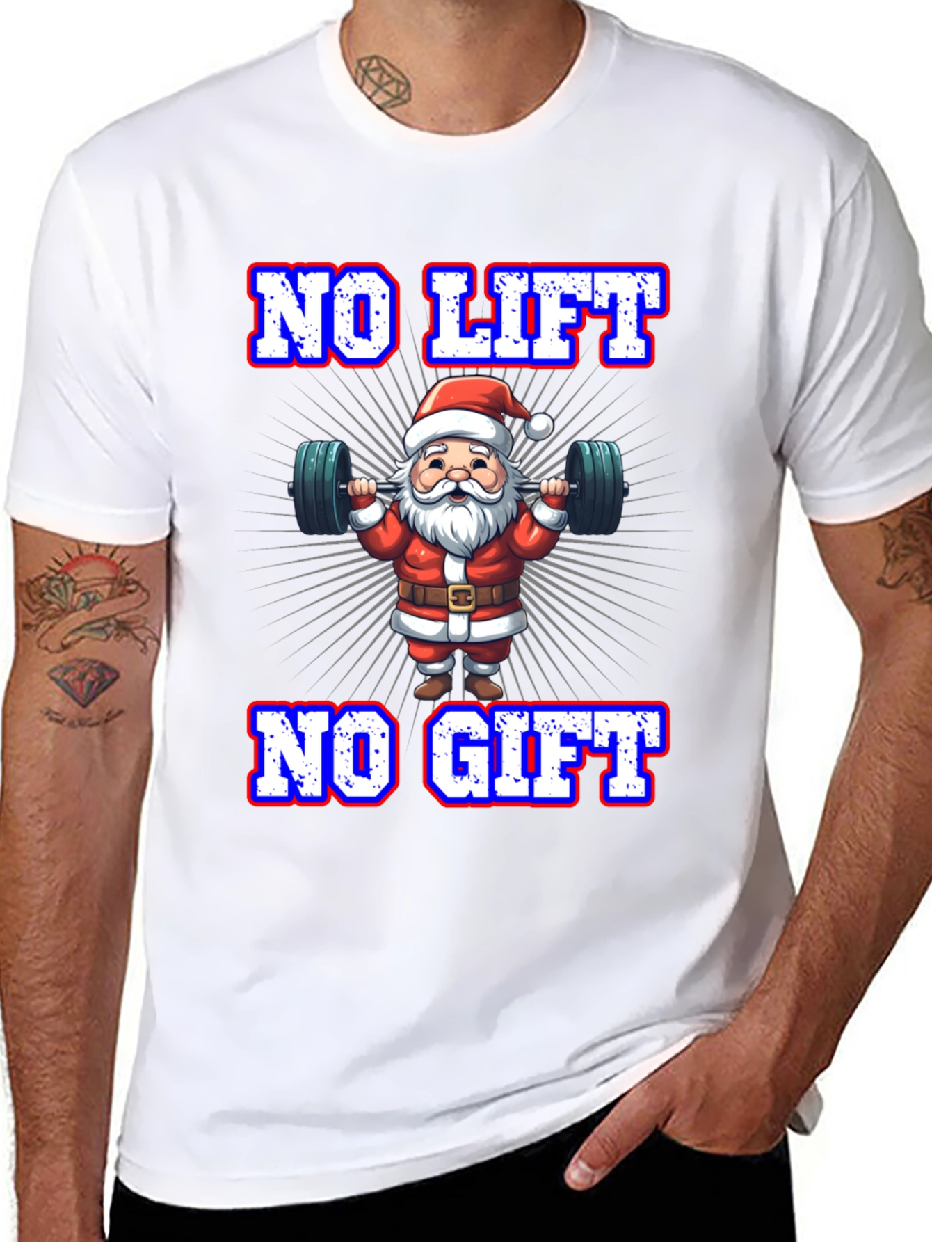 No Lift No Gift Holiday T-Shirt